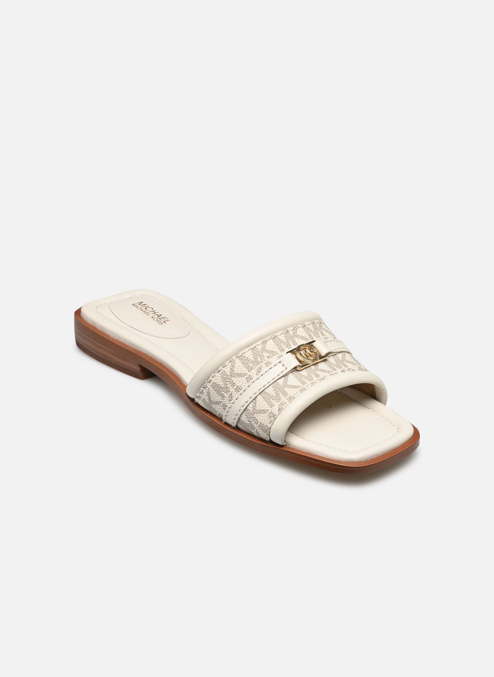 Pantoletten und Clogs MANDY FLEX SLIDE damen weiß Michael Michael Kors Pantoletten und Clogs MANDY FLEX SLIDE damen weiß VAN CREAM