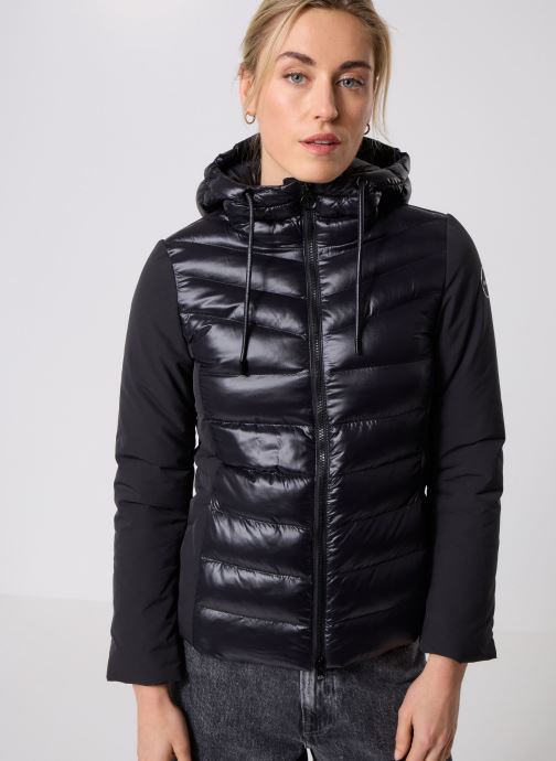 Geox Parkas W SPHERICA MID PARKA femme noir