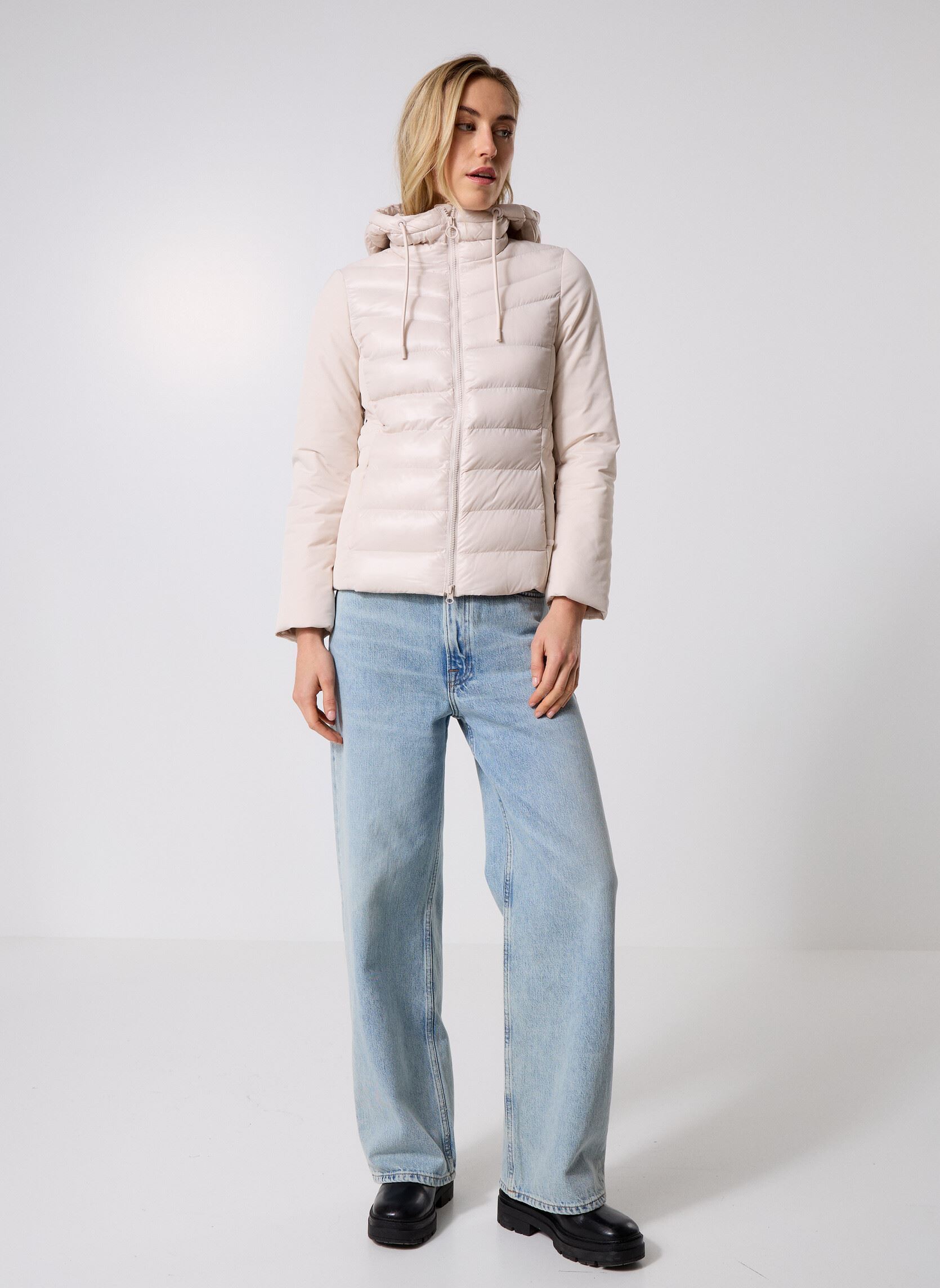 Winterjas W SPHERICA MID PARKA dames grijs Geox Winterjas W SPHERICA MID PARKA dames grijs MID MOONBEAM/MID MOO