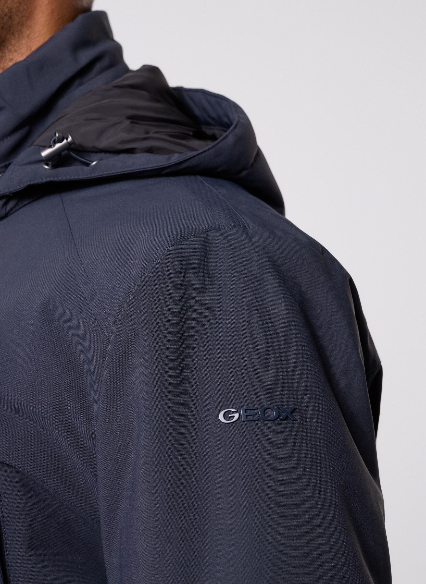 Manteaux classiques M ANDALO JACKET homme bleu Geox Manteaux classiques M ANDALO JACKET homme bleu SKY CAPTAIN