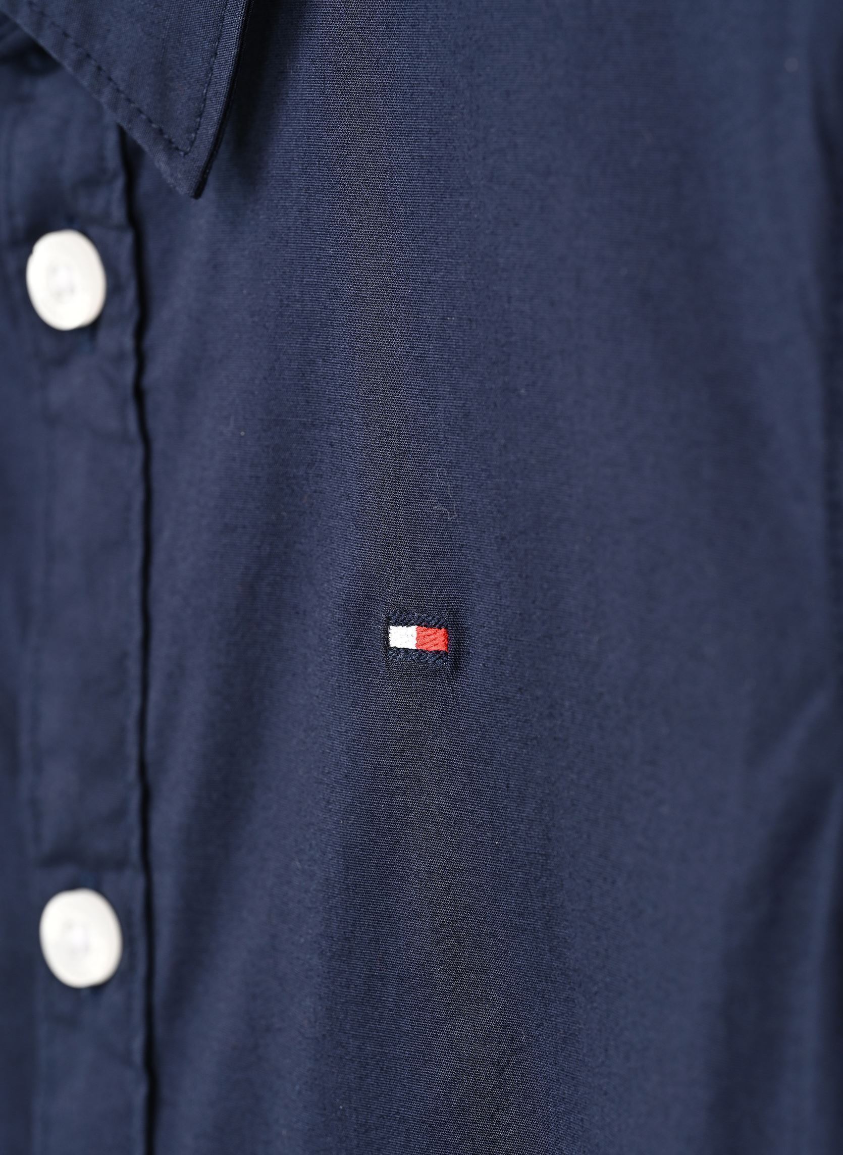 Chemises manches longues Solid Stretch Poplin KB0KB06965 garçon bleu Tommy Hilfiger Chemises manches longues Solid Stretch Poplin KB0KB06965 garçon bleu TWILIGHT NAVY