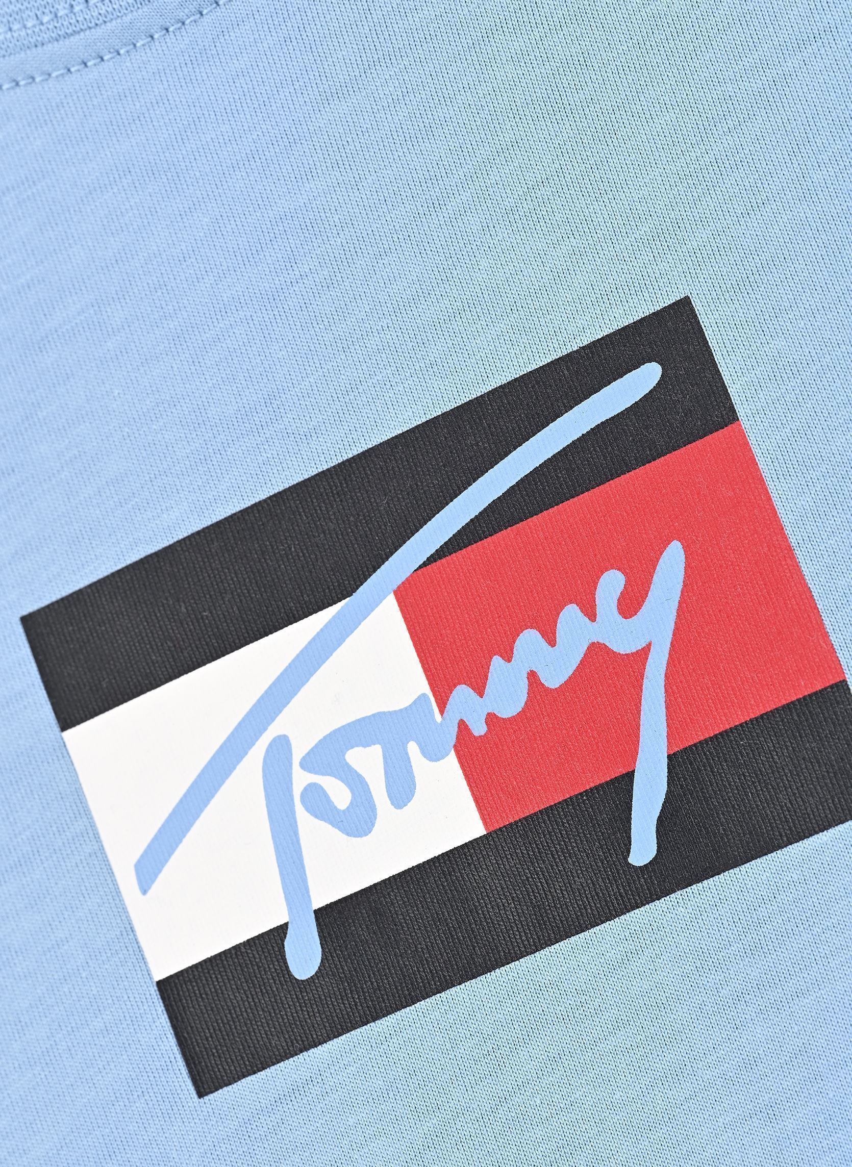 Tee-shirts manches courtes Tommy Script Flag Pr KB0KB09725 garçon bleu Tommy Hilfiger Tee-shirts manches courtes Tommy Script Flag Pr KB0KB09725 garçon bleu CLOUDY BLUE