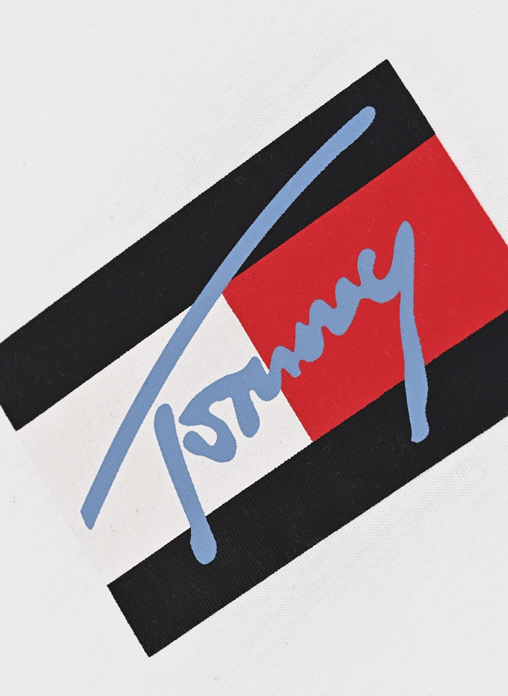 Tee-shirts manches courtes Tommy Script Flag Pr KB0KB09725 garçon blanc Tommy Hilfiger Tee-shirts manches courtes Tommy Script Flag Pr KB0KB09725 garçon blanc WHITE