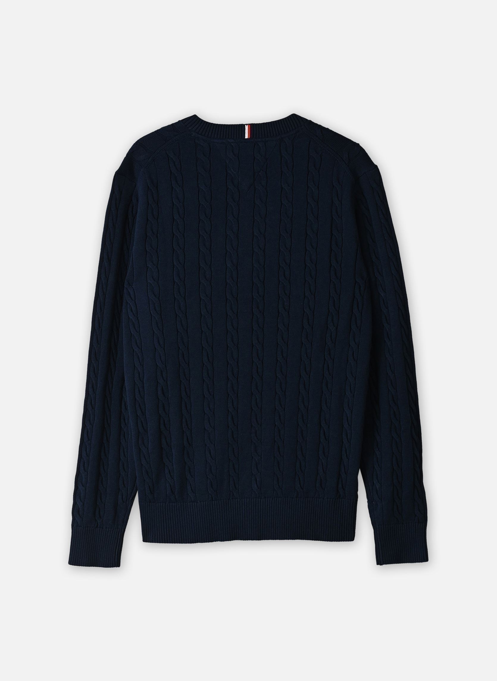 Pullover Cotton Cable Sweater KB0KB09753 jungen marineblau Tommy Hilfiger Pullover Cotton Cable Sweater KB0KB09753 jungen marineblau DARK BLUE STRIPES