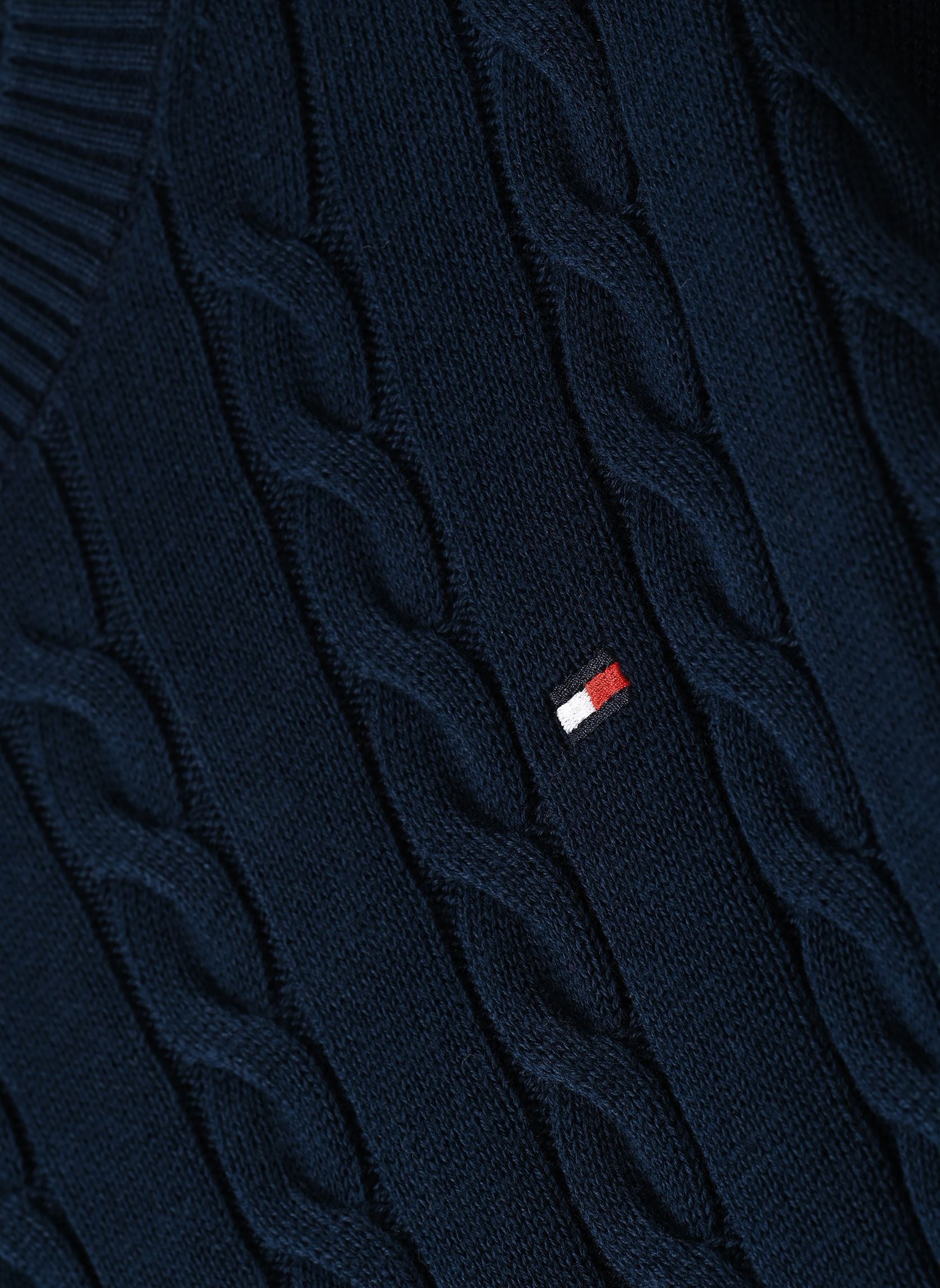 Pullover Cotton Cable Sweater KB0KB09753 jungen marineblau Tommy Hilfiger Pullover Cotton Cable Sweater KB0KB09753 jungen marineblau DARK BLUE STRIPES