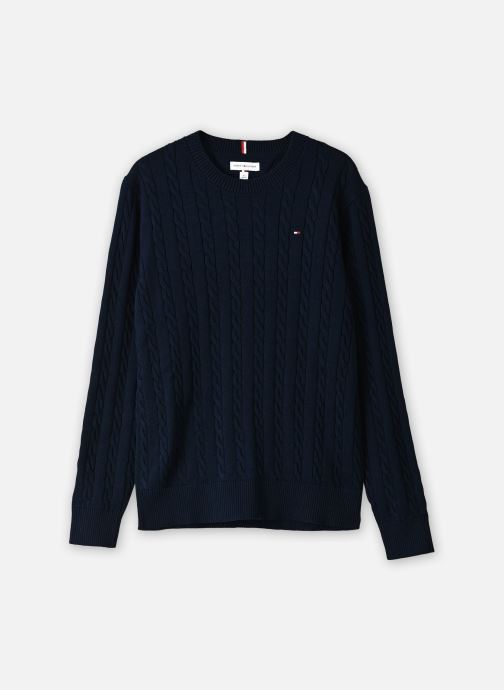 Tommy Hilfiger Pullover Cotton Cable Sweater KB0KB09753 jungen marineblau