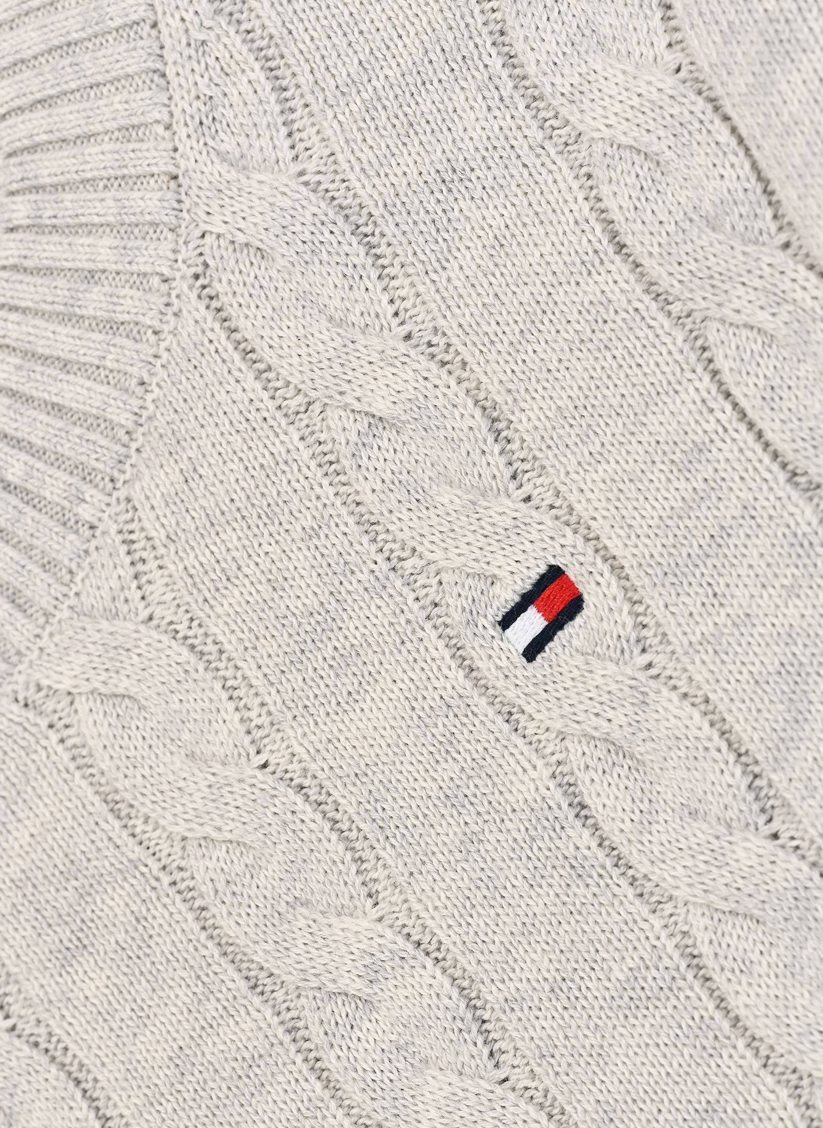 Maglioni Cotton Cable Sweater KB0KB09753 bambino grigio Tommy Hilfiger Maglioni Cotton Cable Sweater KB0KB09753 bambino grigio GREY HEATHER