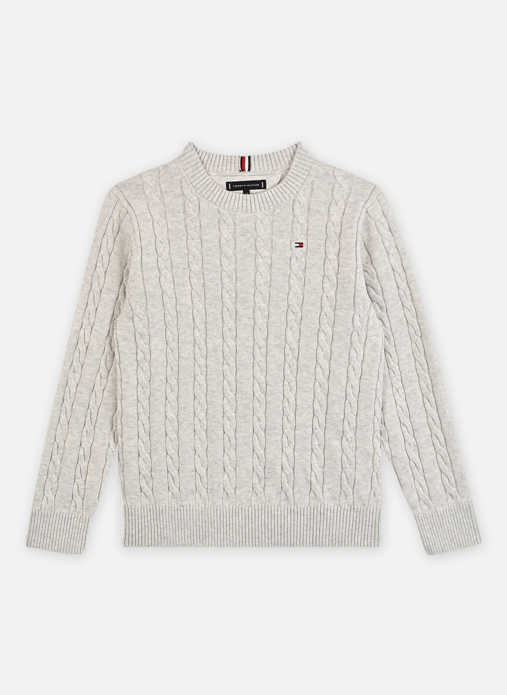 Vêtements Tommy Hilfiger Cotton Cable Sweater KB0KB09753 pour Accessoires