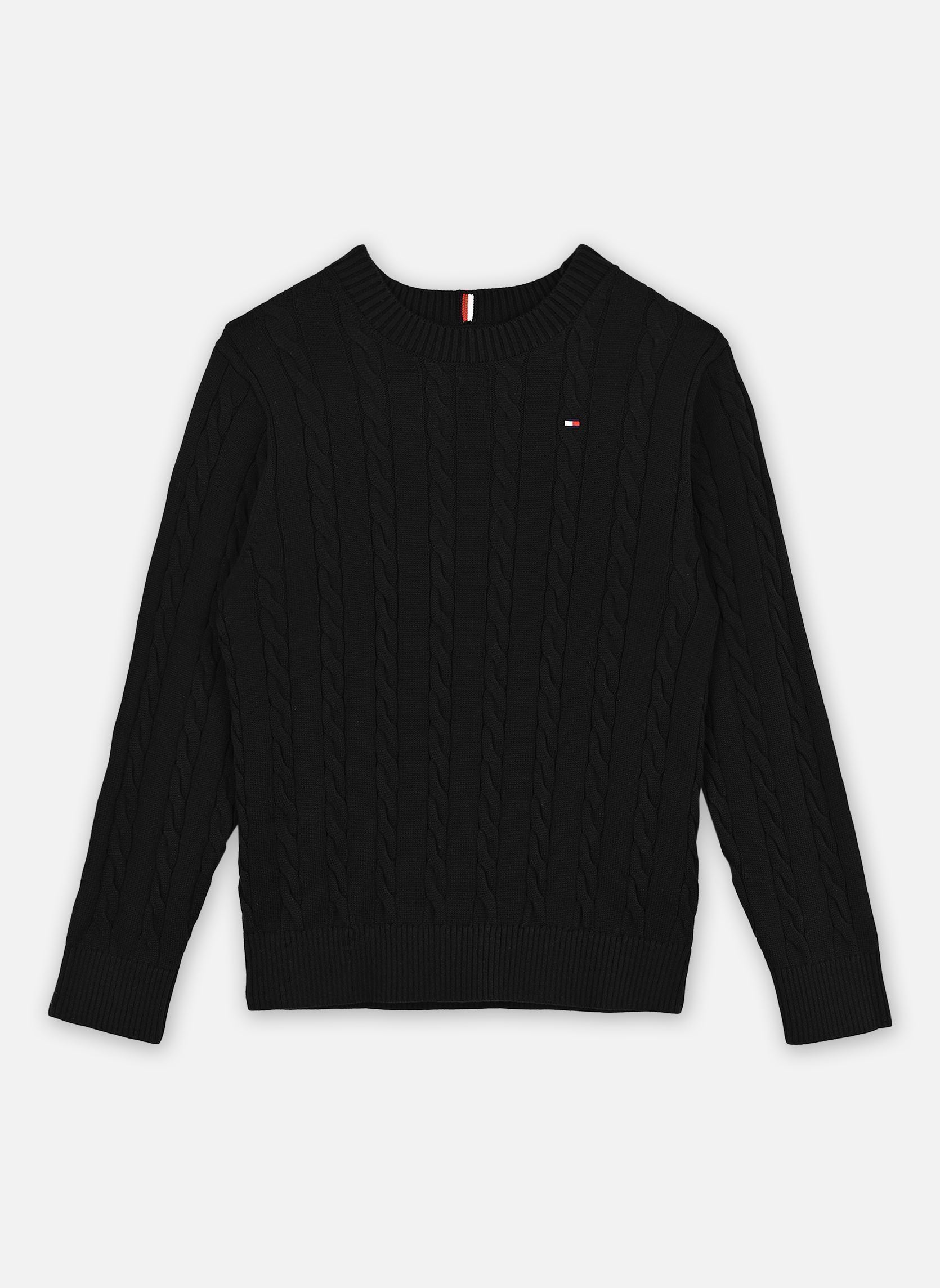 Vêtements Tommy Hilfiger Cotton Cable Sweater KB0KB09753 pour Accessoires - vue 2