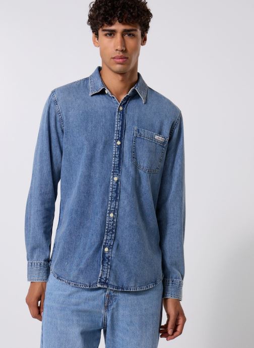 Calvin Klein Jeans Hemden Casual Classic LV040EM774 herren blau
