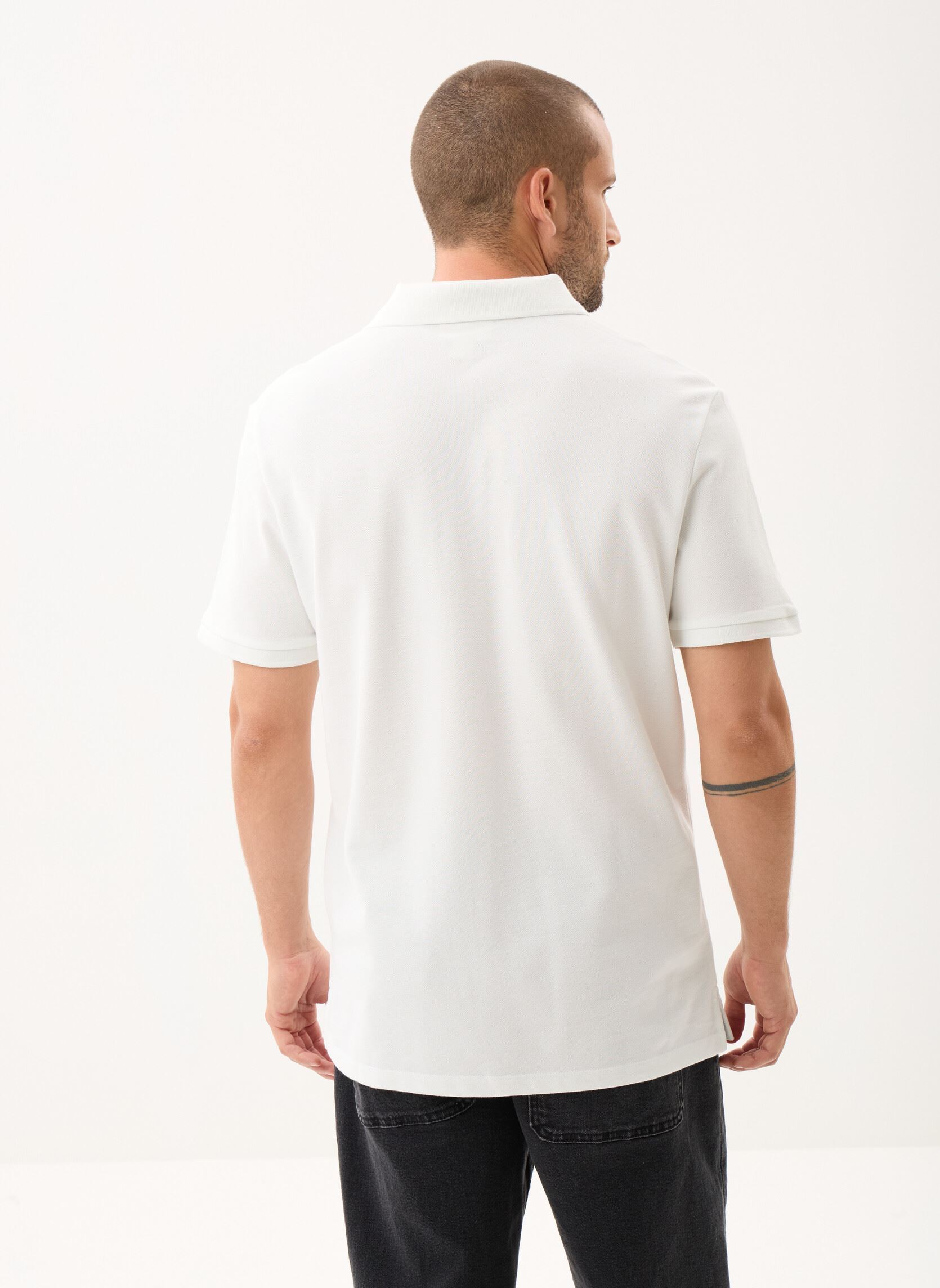 Polos manches courtes Ss Monogram Pique Po LV040EM269 homme blanc Calvin Klein Jeans Polos manches courtes Ss Monogram Pique Po LV040EM269 homme blanc Blanc De Blanc
