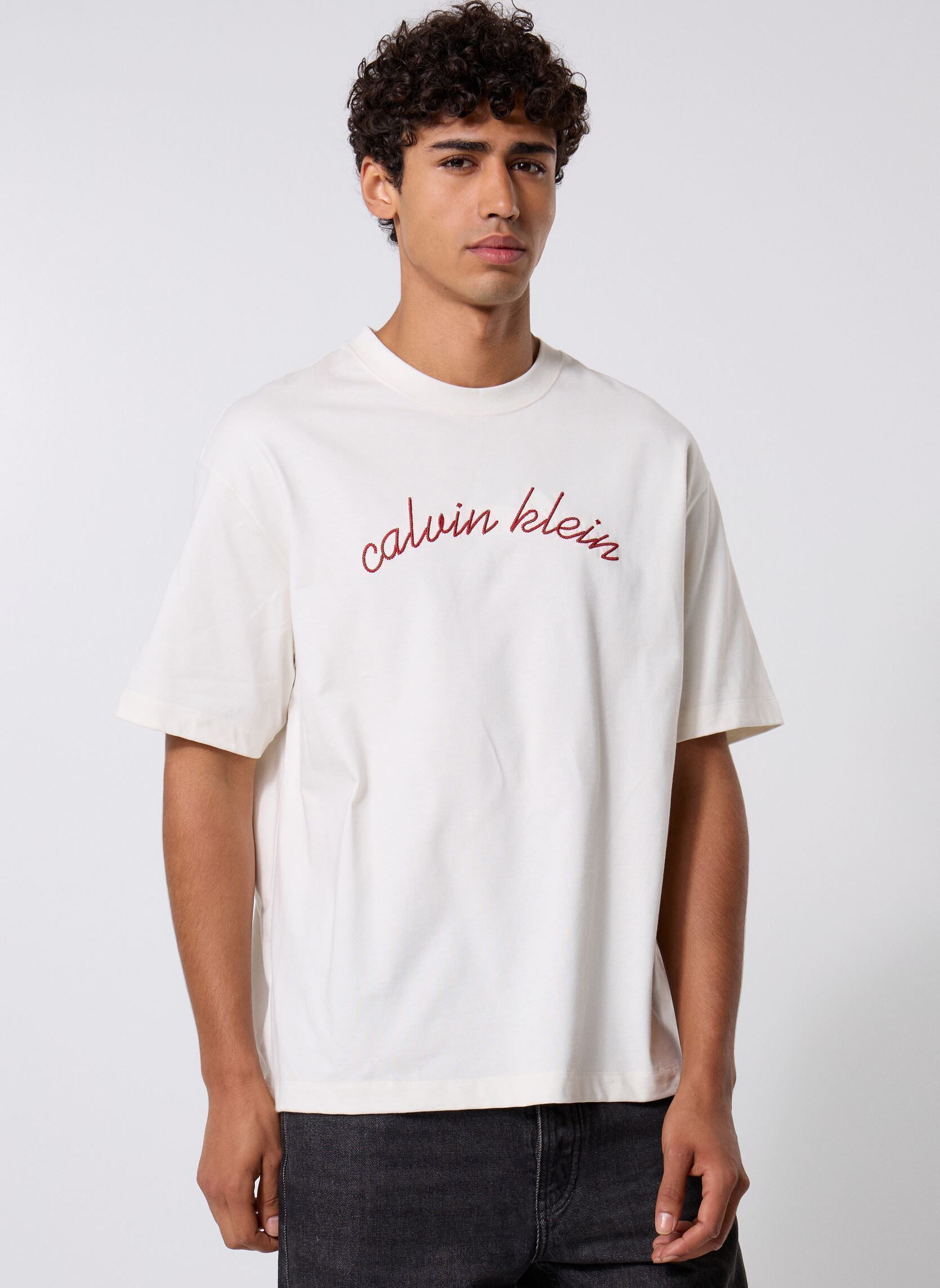 T shirt ample coton signature