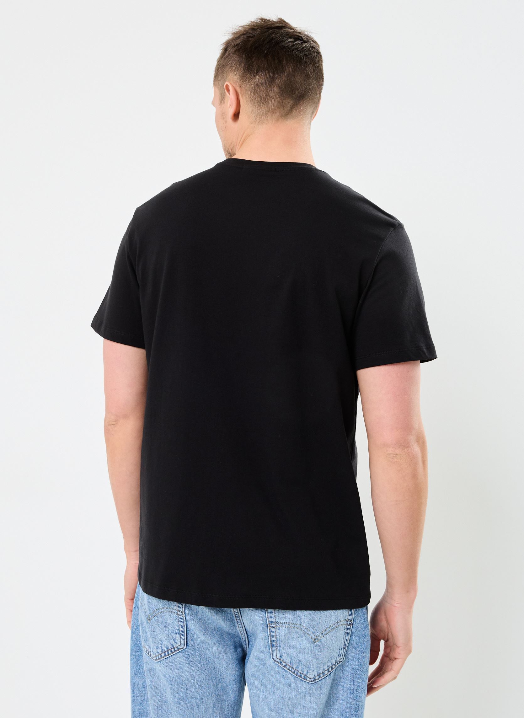 Kurzarm-T-Shirts Ss Badge 30S Jersey LV04RC272G herren schwarz Calvin Klein Jeans Kurzarm-T-Shirts Ss Badge 30S Jersey LV04RC272G herren schwarz Black
