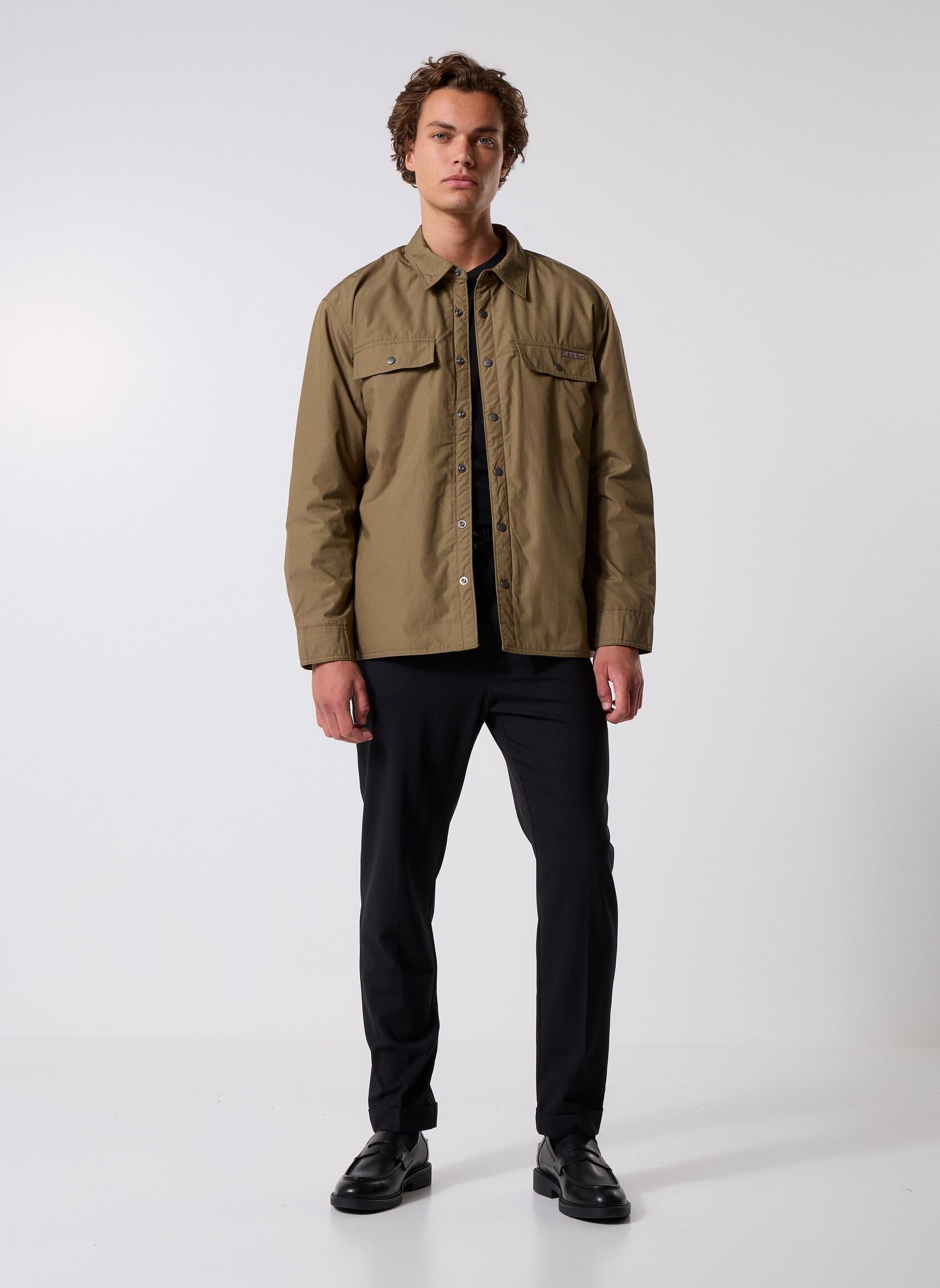 Blousons Ls Cttn Flld Rlxd Sh LV04RC401G homme jaune Calvin Klein Jeans Blousons Ls Cttn Flld Rlxd Sh LV04RC401G homme jaune CAPERS