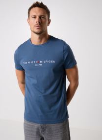 T-shirts met korte mouwen Tommy Logo Tee MW0MW11797DBZ heren blauw