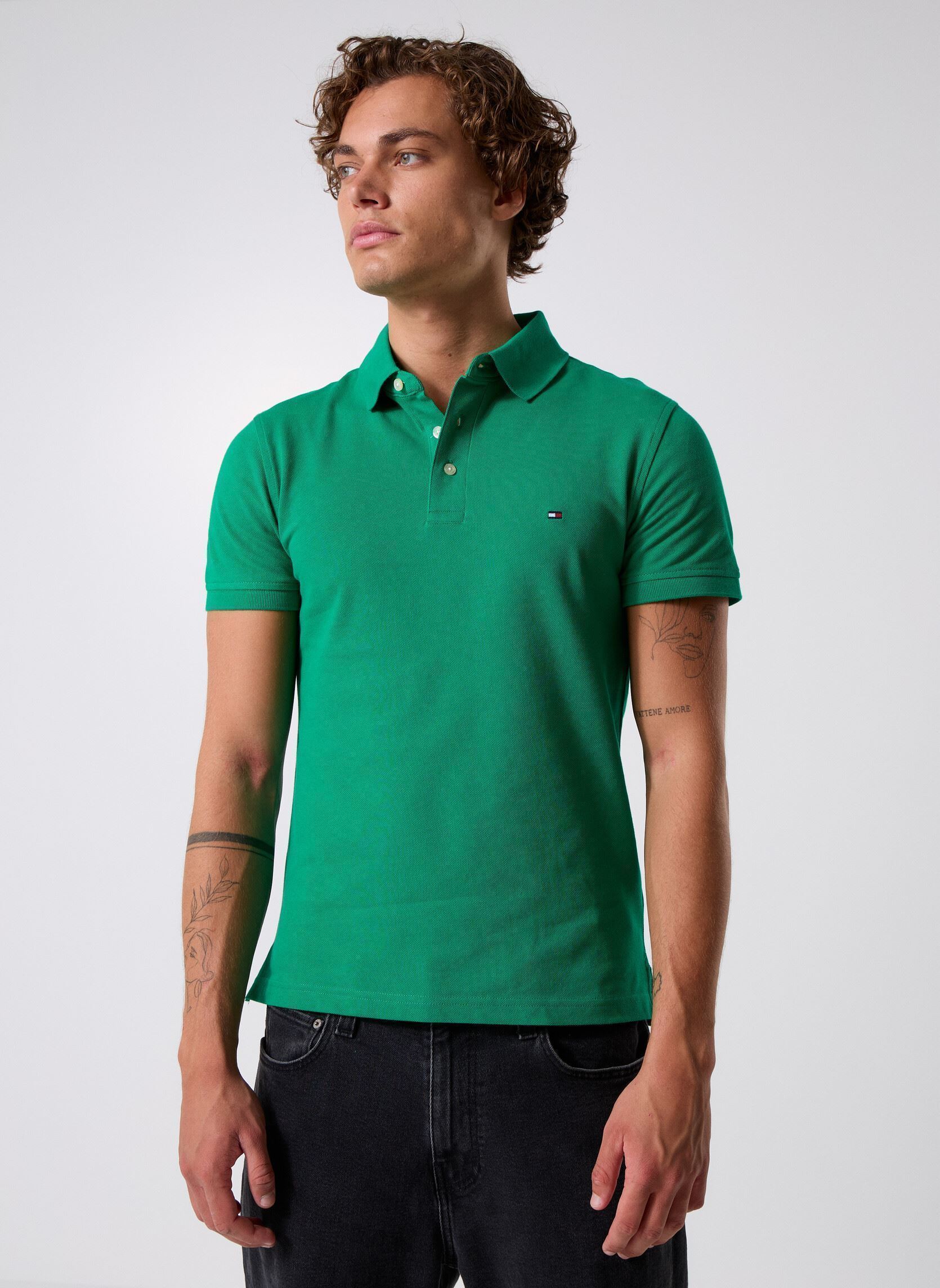 Vêtements Tommy Hilfiger 1985 Slim Polo MW0MW17771L4B pour Homme