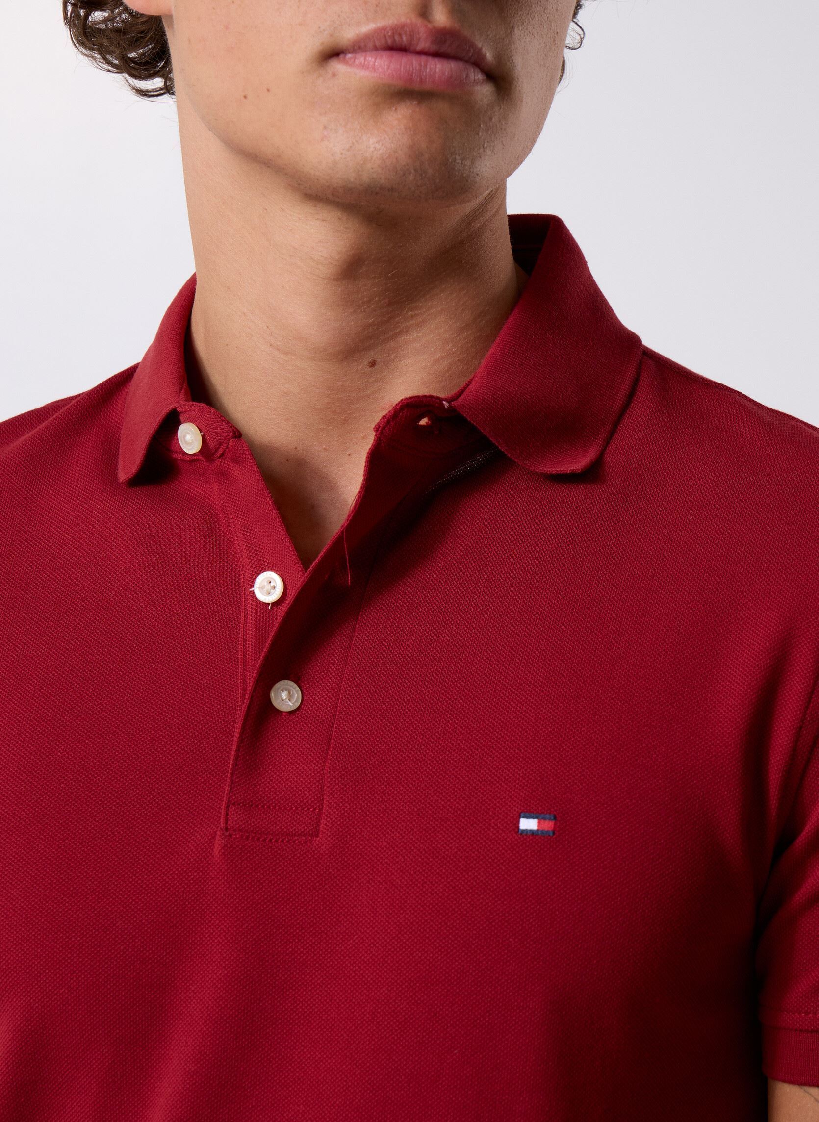 Polos manches courtes 1985 Slim Polo MW0MW17771XIT homme rouge Tommy Hilfiger Polos manches courtes 1985 Slim Polo MW0MW17771XIT homme rouge REGATTA RED