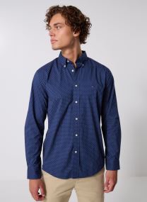 Camicie Flex Poplin Fake Sol MW0MW394370GY uomo blu Tommy Hilfiger Camicie Flex Poplin Fake Sol MW0MW394370GY uomo blu PREPPY NAVY / NEWSPRINT
