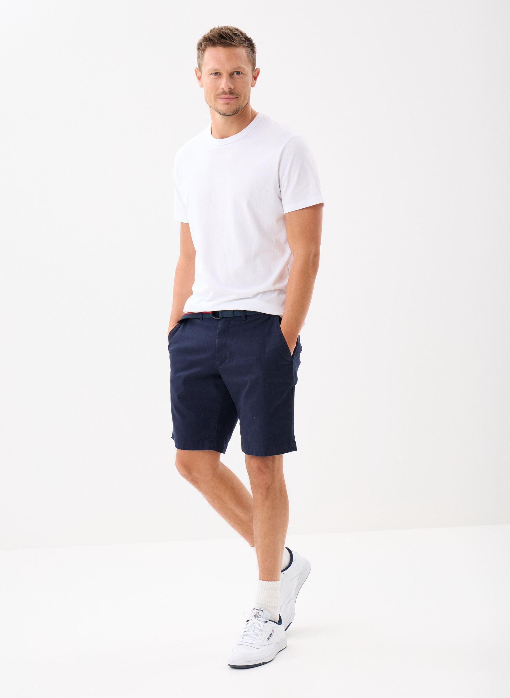 Shorts BROOKLYN ESS TWILL B MW0MW39706DW5 homme bleu Tommy Hilfiger Shorts BROOKLYN ESS TWILL B MW0MW39706DW5 homme bleu DESERT SKY