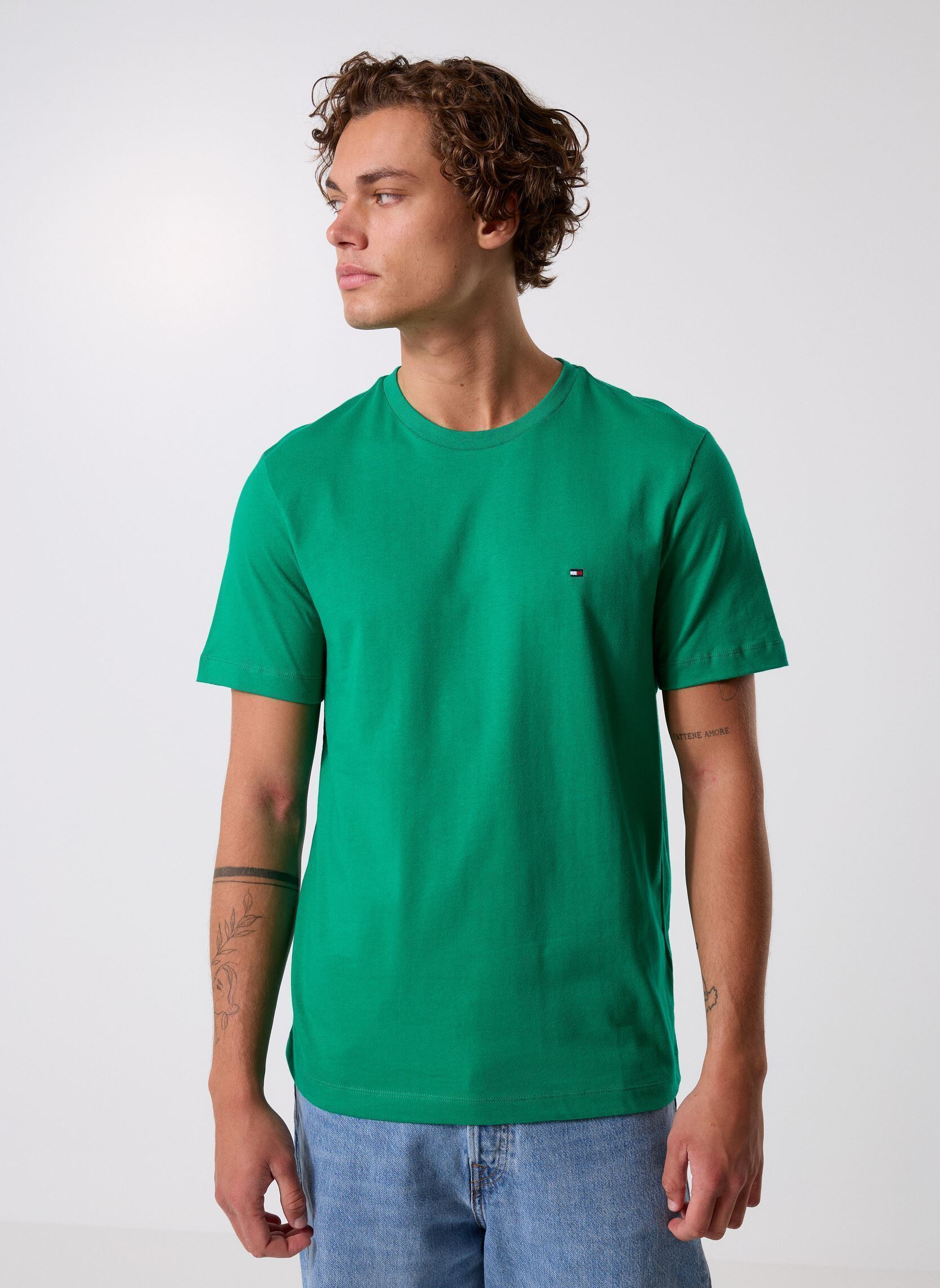 T shirt Tommy Hilfiger MW0MW39995 ESS SEAS L4B OLYMPIC IT - vue 4