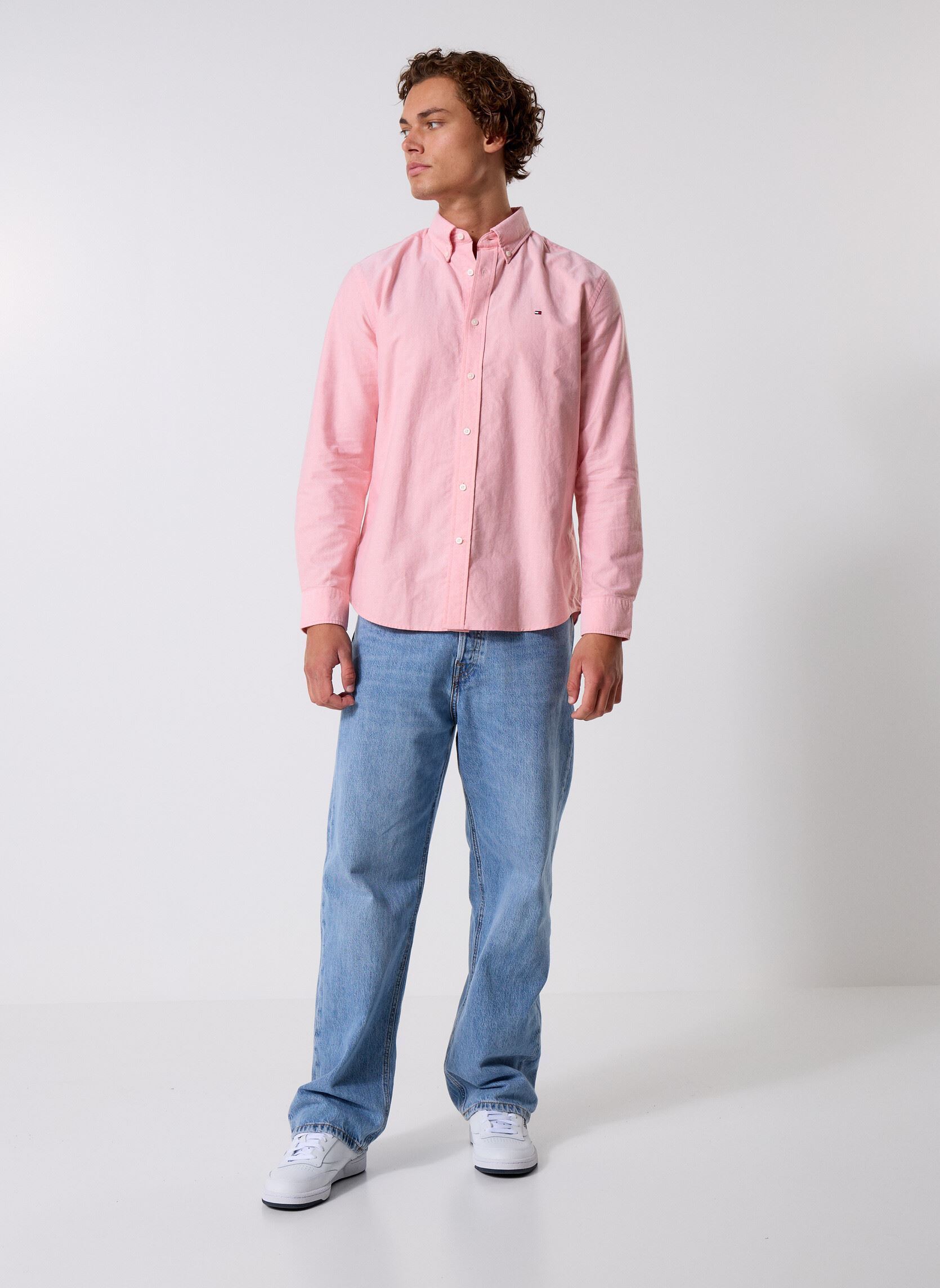Chemises Solid Heritage Oxfor MW0MW35774SCX homme orange Tommy Hilfiger Chemises Solid Heritage Oxfor MW0MW35774SCX homme orange BRILLIANT ORANGE