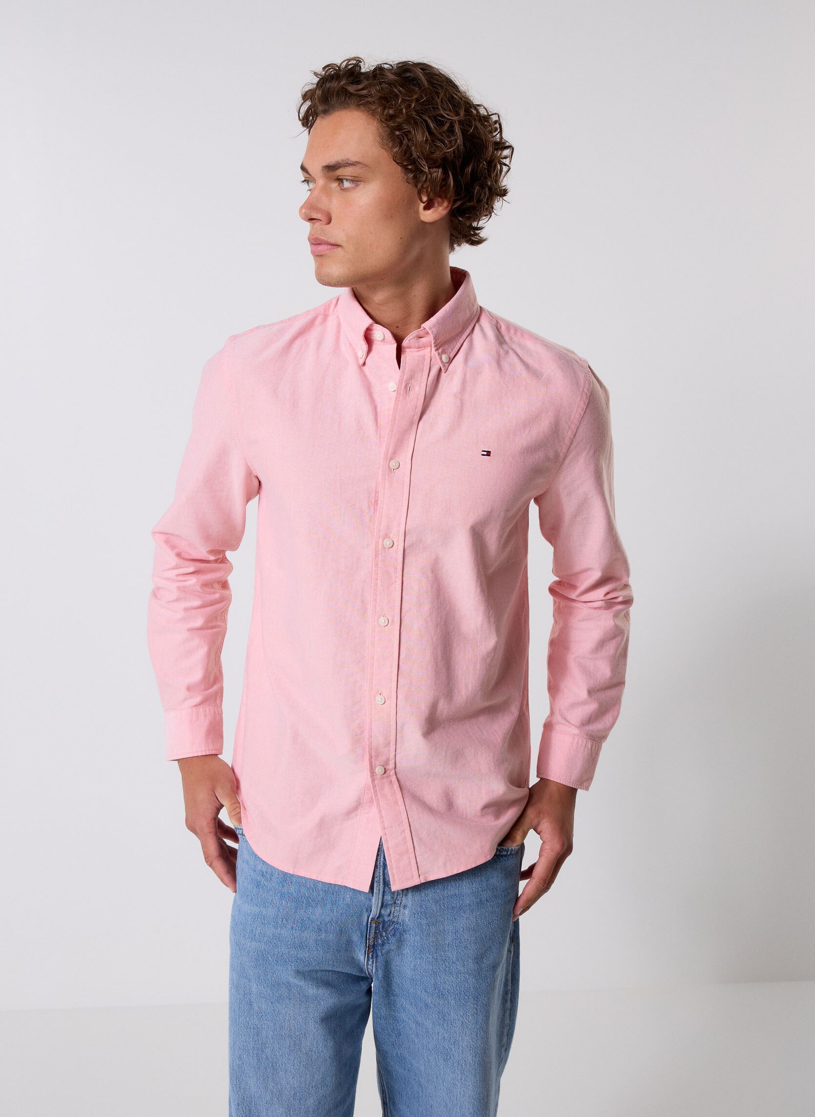 Vêtements Tommy Hilfiger Solid Heritage Oxfor MW0MW35774SCX pour Accessoires