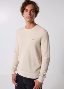 Truien Essential Structure MW0MW36347HGF heren beige Tommy Hilfiger Truien Essential Structure MW0MW36347HGF heren beige HEATHERED OATMILK