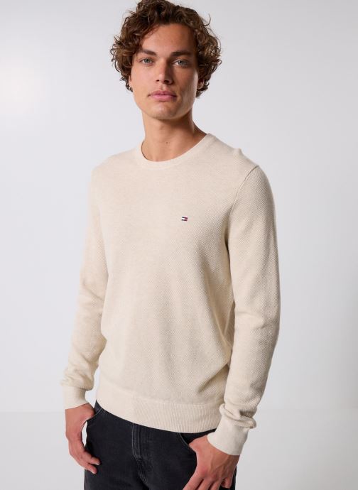 Tommy Hilfiger Truien Essential Structure MW0MW36347HGF heren beige