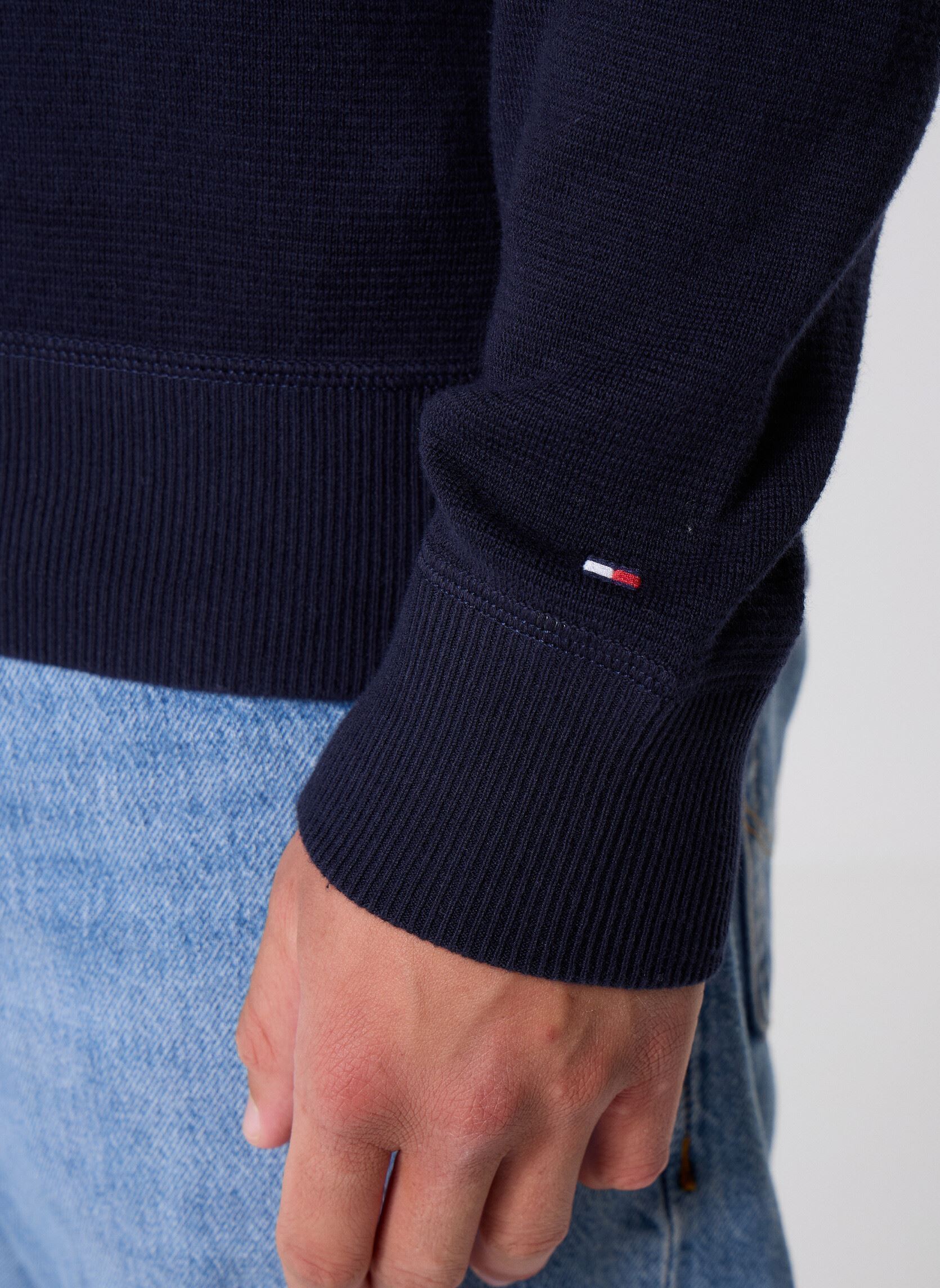 Pulls AthleisureCrew Neck MW0MW39533DW5 homme bleu Tommy Hilfiger Pulls AthleisureCrew Neck MW0MW39533DW5 homme bleu DESERT SKY