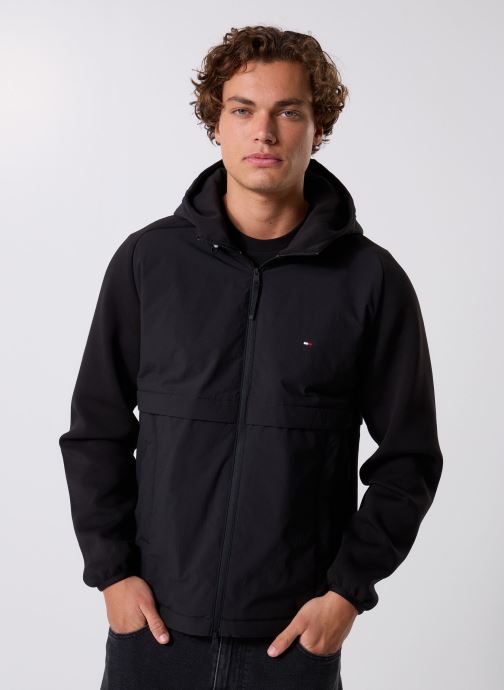 Tommy Hilfiger Bomberjacks PERFORMANCE MIXMEDIA MW0MW39870BDS heren zwart