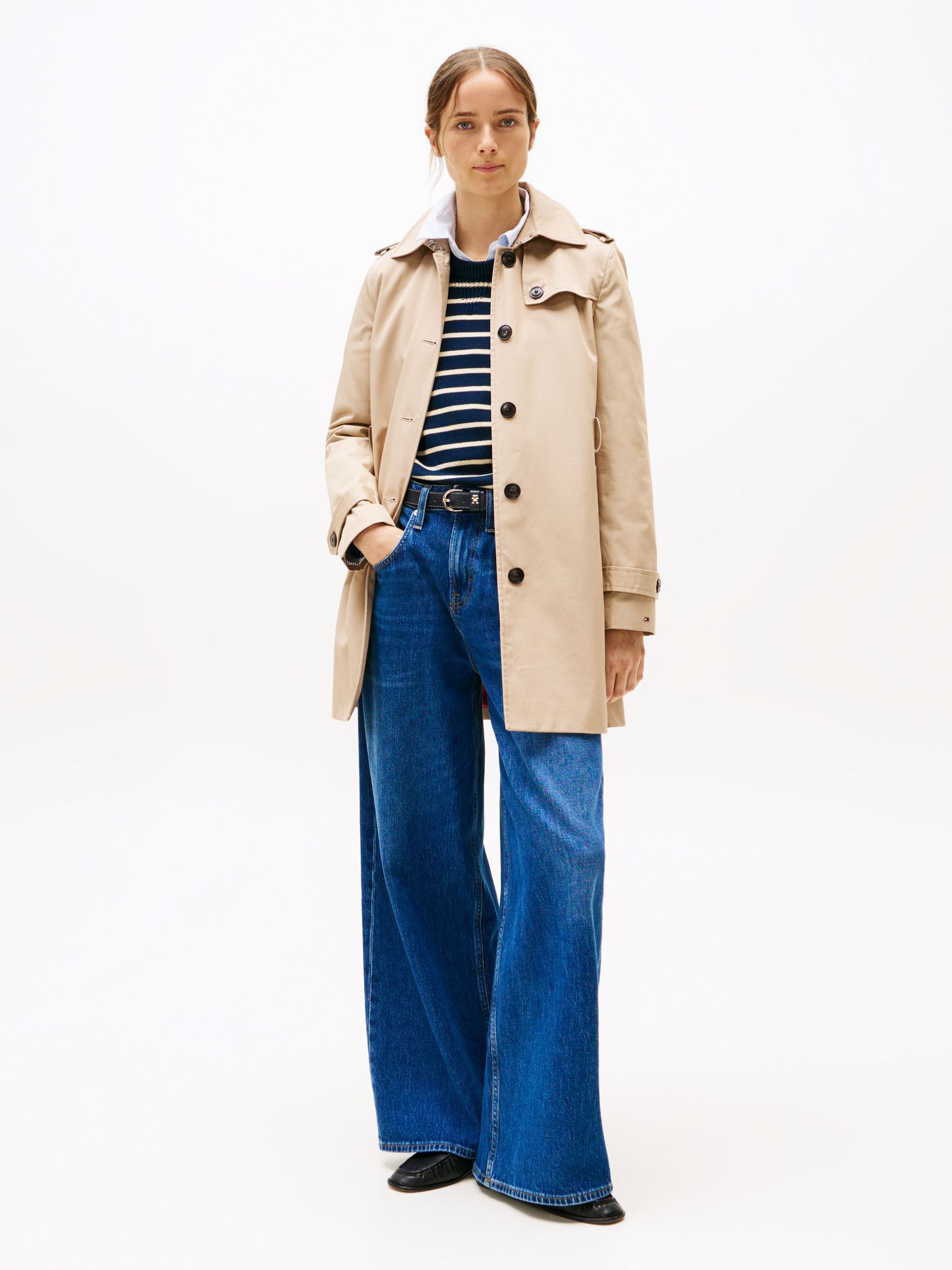 Trenchcoats Heritage Single Brea WW0WW22049660F4 dames beige Tommy Hilfiger Trenchcoats Heritage Single Brea WW0WW22049660F4 dames beige NOS BEIGE