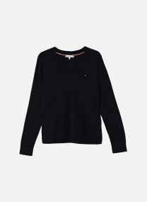 Pullover Co Jersey Stitch V-N WW0WW42049DW5 damen blau