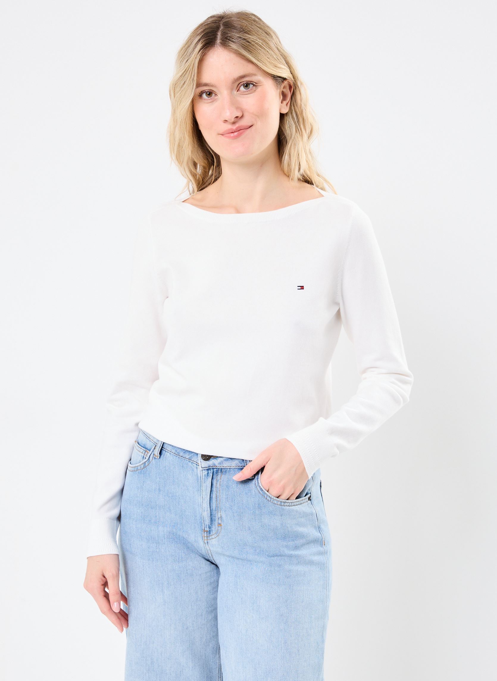 Vêtements Tommy Hilfiger Co Jersey Stitch Boa WW0WW42050 pour Accessoires - vue 2