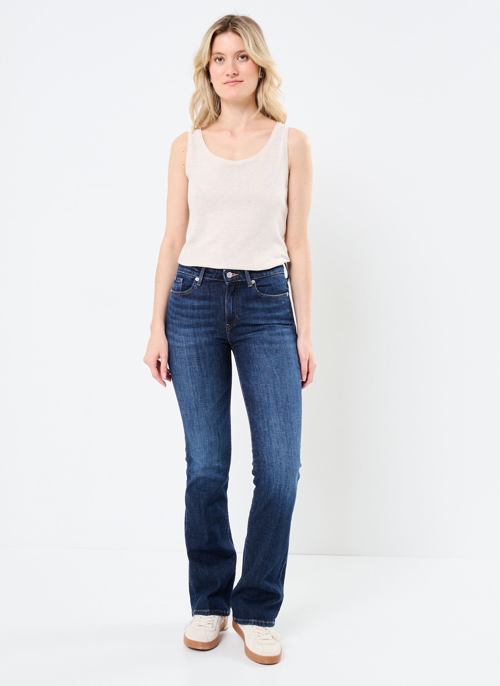 Jeans a zampa Nos Bootcut Rw Dark WW0WW4249002CF donna blu Tommy Hilfiger Jeans a zampa Nos Bootcut Rw Dark WW0WW4249002CF donna blu NOS DARK BLUE