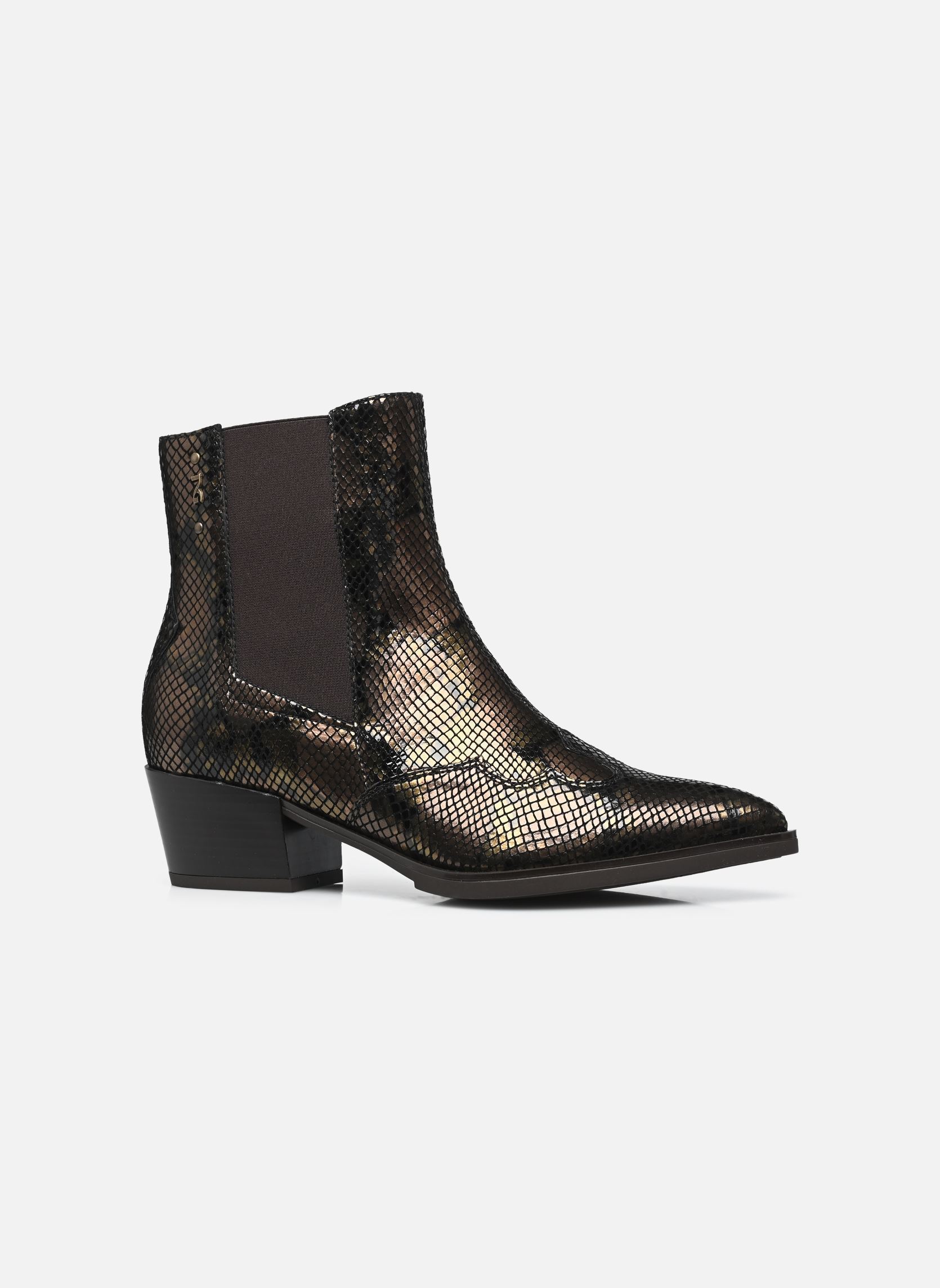 Stivaletti western I513910D donna oro e bronzo NeroGiardini Stivaletti western I513910D donna oro e bronzo 356