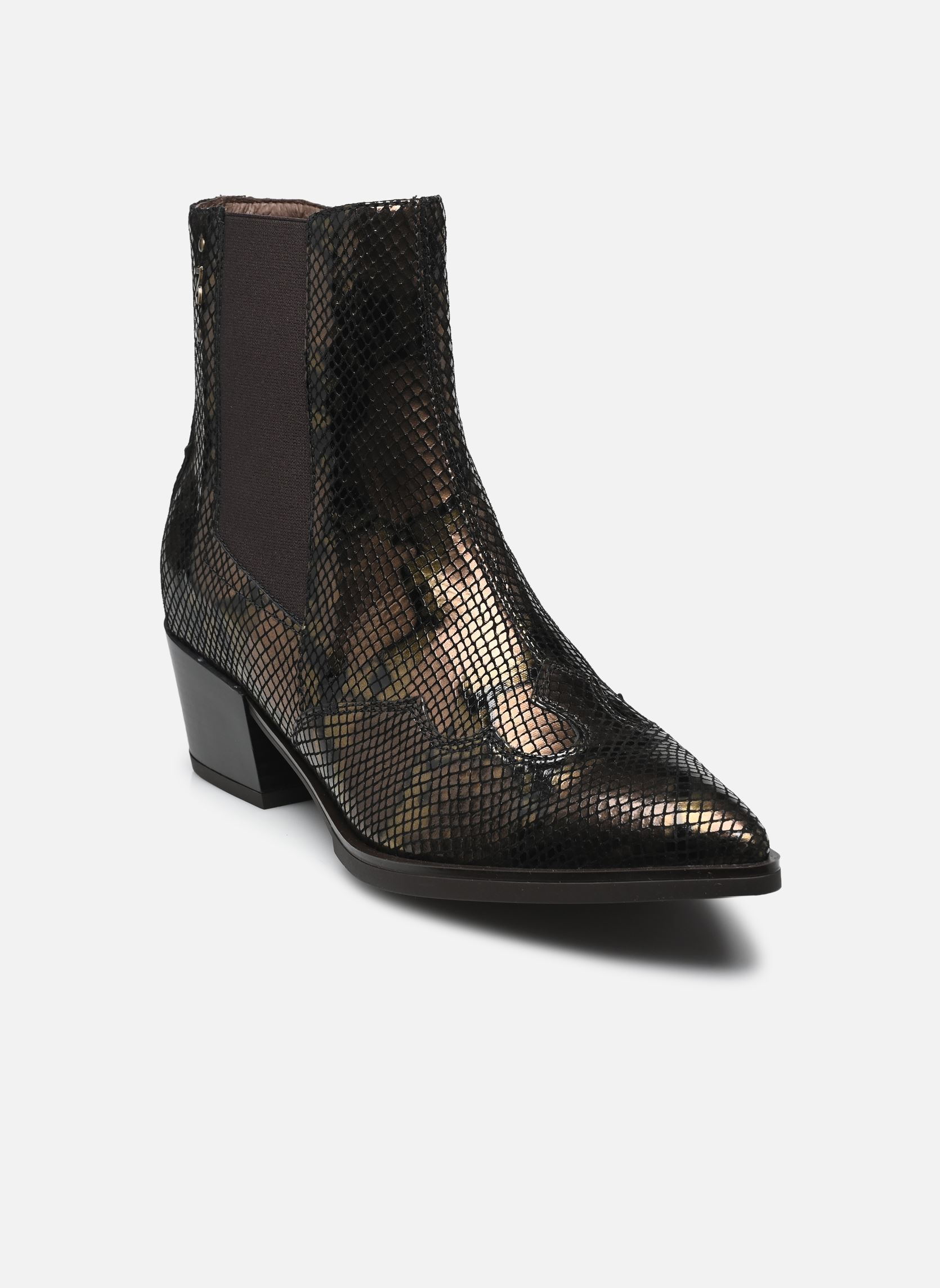 Stivaletti western I513910D donna oro e bronzo NeroGiardini Stivaletti western I513910D donna oro e bronzo 356