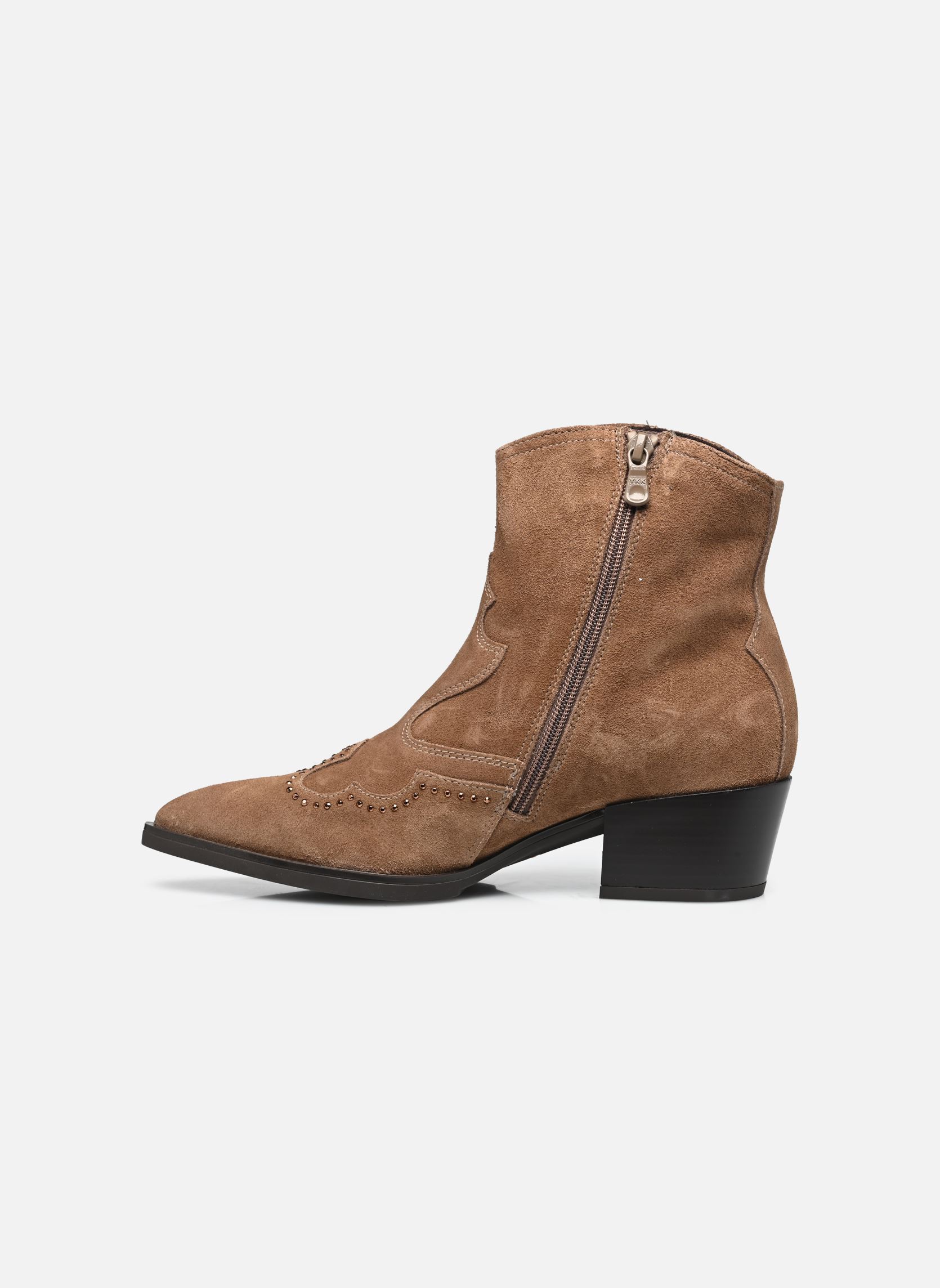Bottines santiags I513912D femme beige NeroGiardini Bottines santiags I513912D femme beige 442