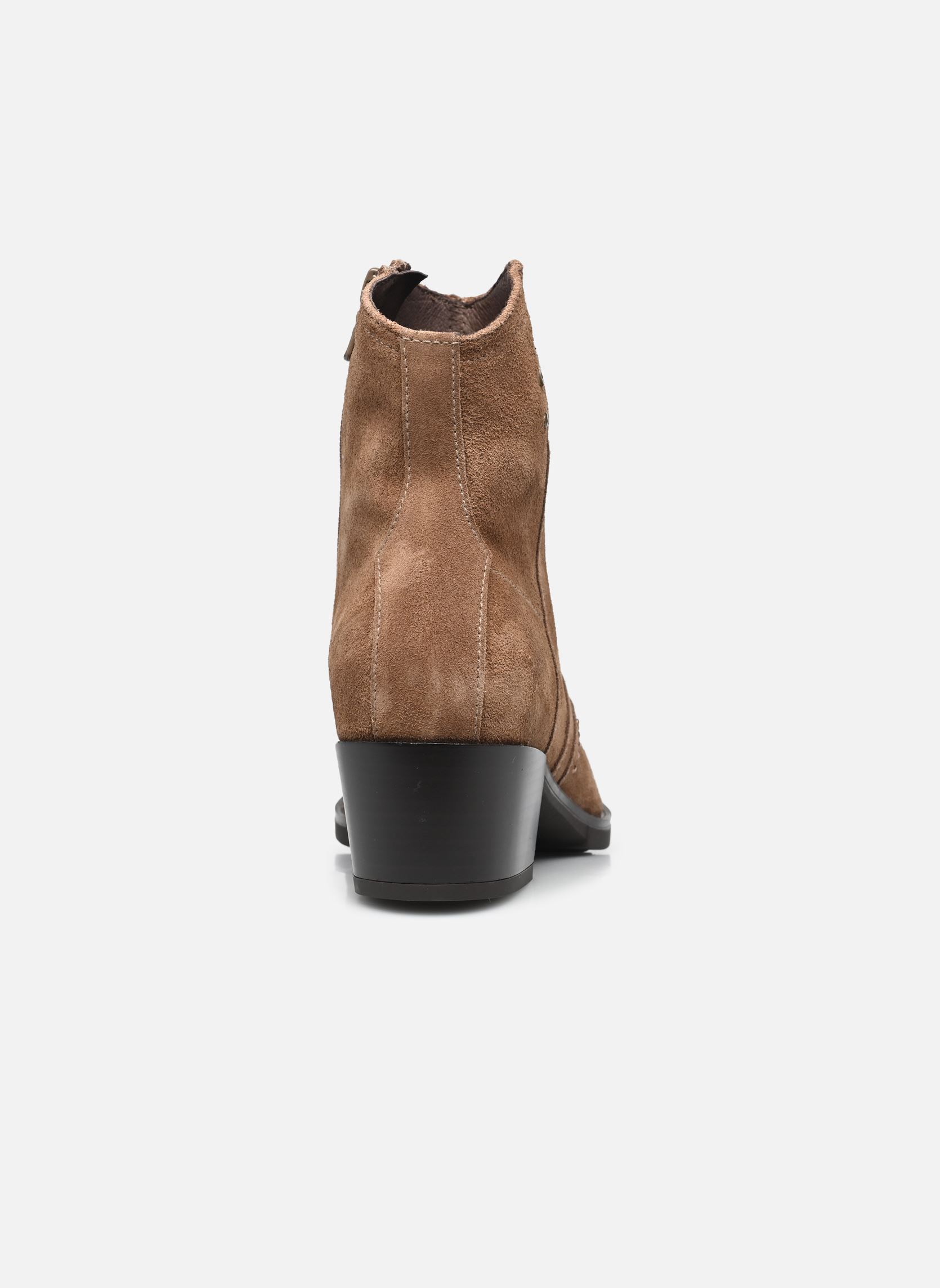 Bottines santiags I513912D femme beige NeroGiardini Bottines santiags I513912D femme beige 442