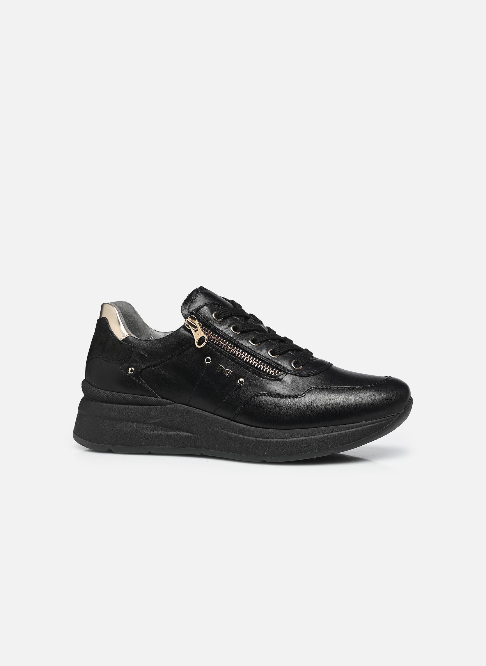 Baskets compensées I514070D femme noir NeroGiardini Baskets compensées I514070D femme noir 100