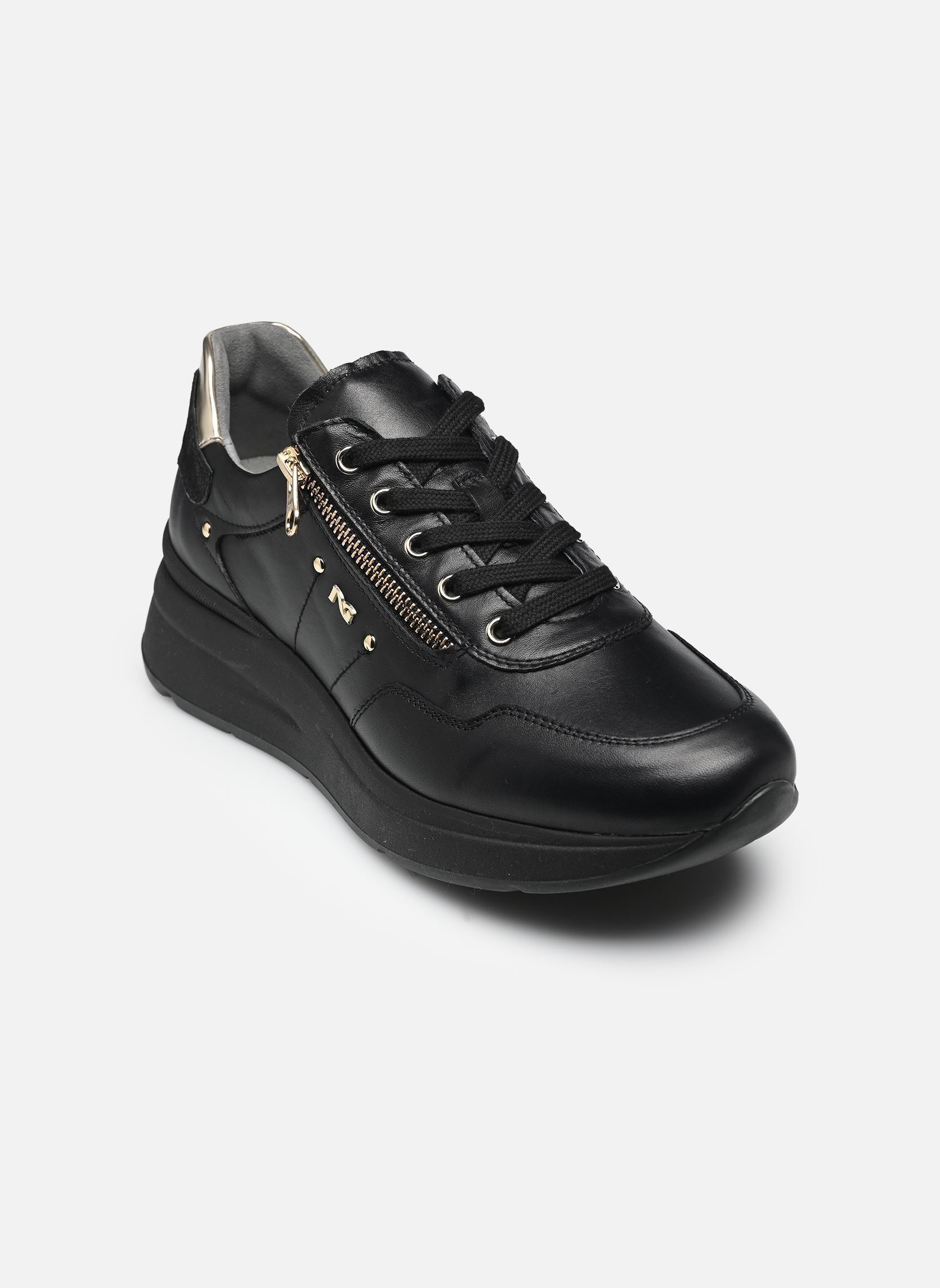Baskets compensées I514070D femme noir NeroGiardini Baskets compensées I514070D femme noir 100
