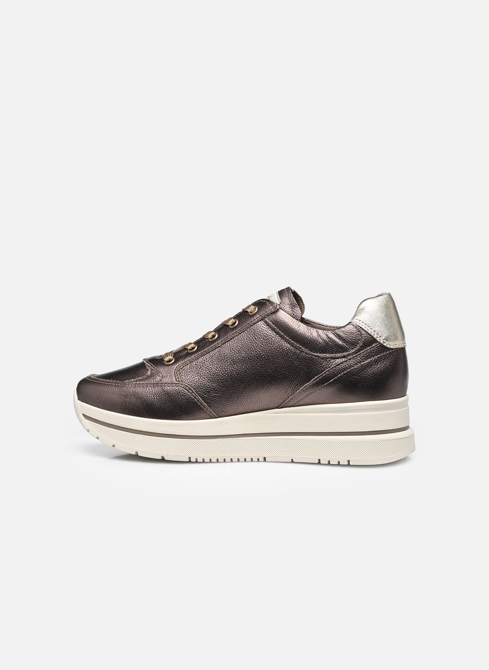 Zapatillas de cuña I514101D mujer oro y bronce NeroGiardini Zapatillas de cuña I514101D mujer oro y bronce 300