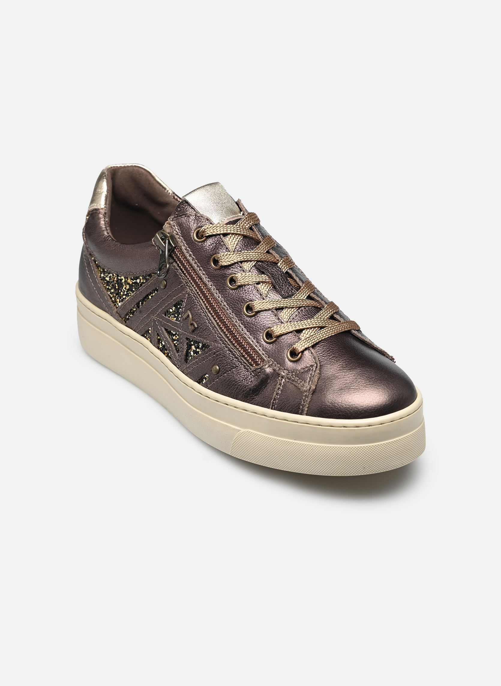 Sneakers basse I514191D donna oro e bronzo NeroGiardini Sneakers basse I514191D donna oro e bronzo 300