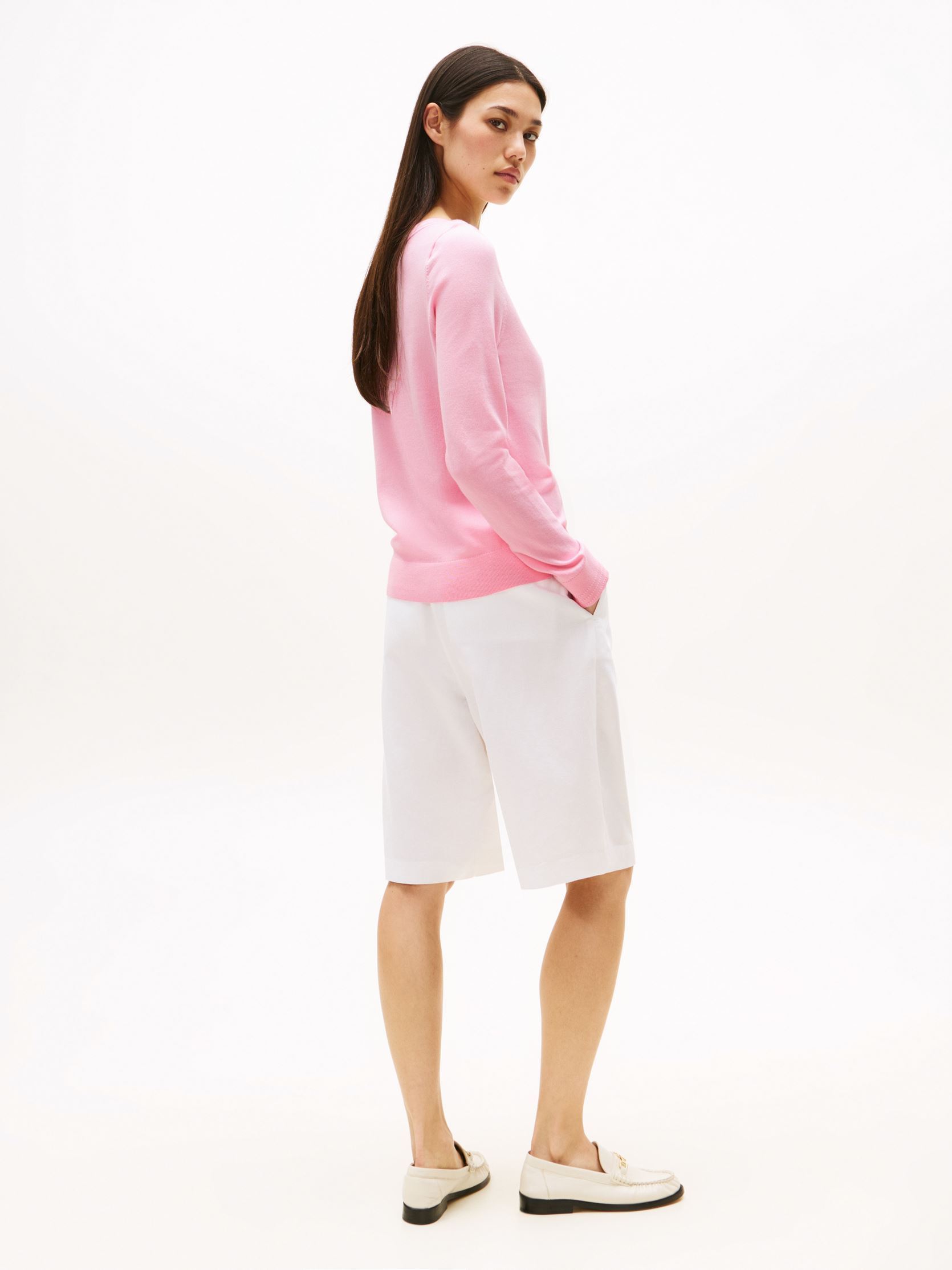 Pulls C Jersey Stitch Boa WW0WW40099TOL femme rose Tommy Hilfiger Pulls C Jersey Stitch Boa WW0WW40099TOL femme rose CLASSIC PINK