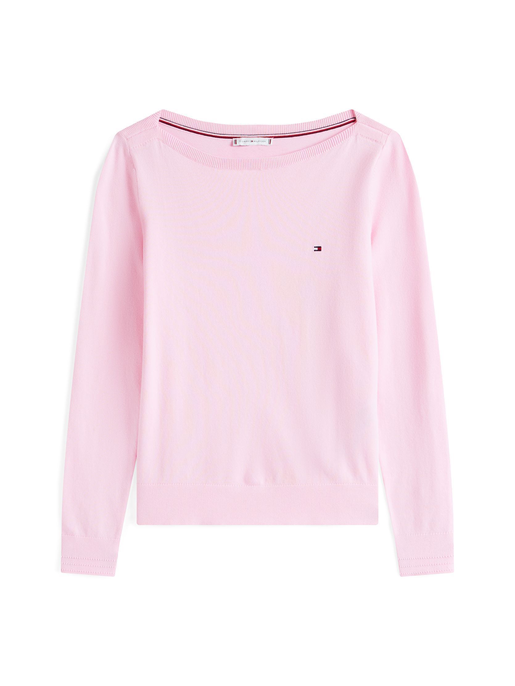 Pulls C Jersey Stitch Boa WW0WW40099TOL femme rose Tommy Hilfiger Pulls C Jersey Stitch Boa WW0WW40099TOL femme rose CLASSIC PINK