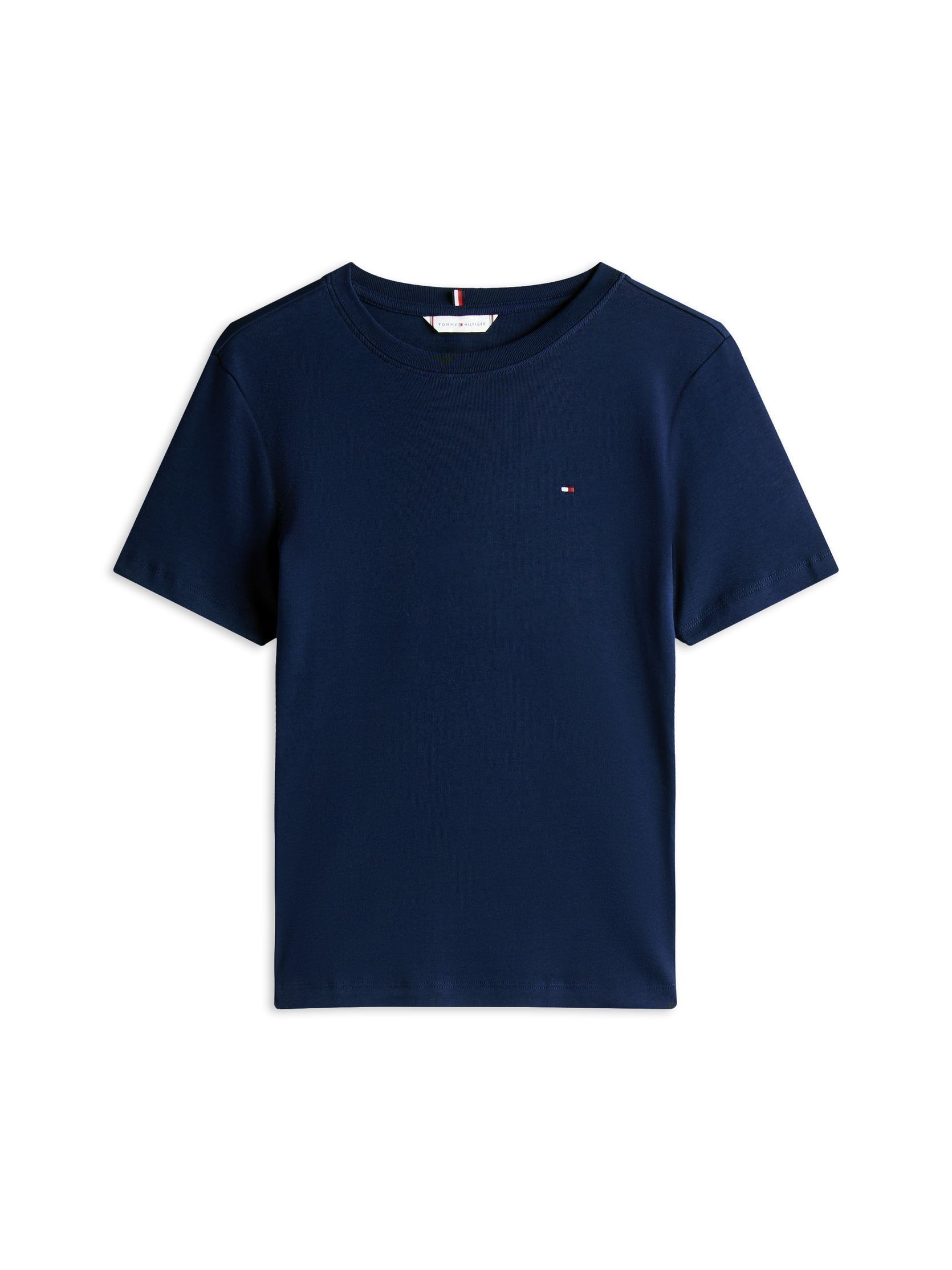 Tee-shirts manches courtes Slim Cody V-Nk Ss WW0WW40587C1G femme bleu Tommy Hilfiger Tee-shirts manches courtes Slim Cody V-Nk Ss WW0WW40587C1G femme bleu Dark Night Navy