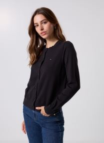 Vesten Co Jersey Fine Gg C WW0WW42370BDS dames zwart