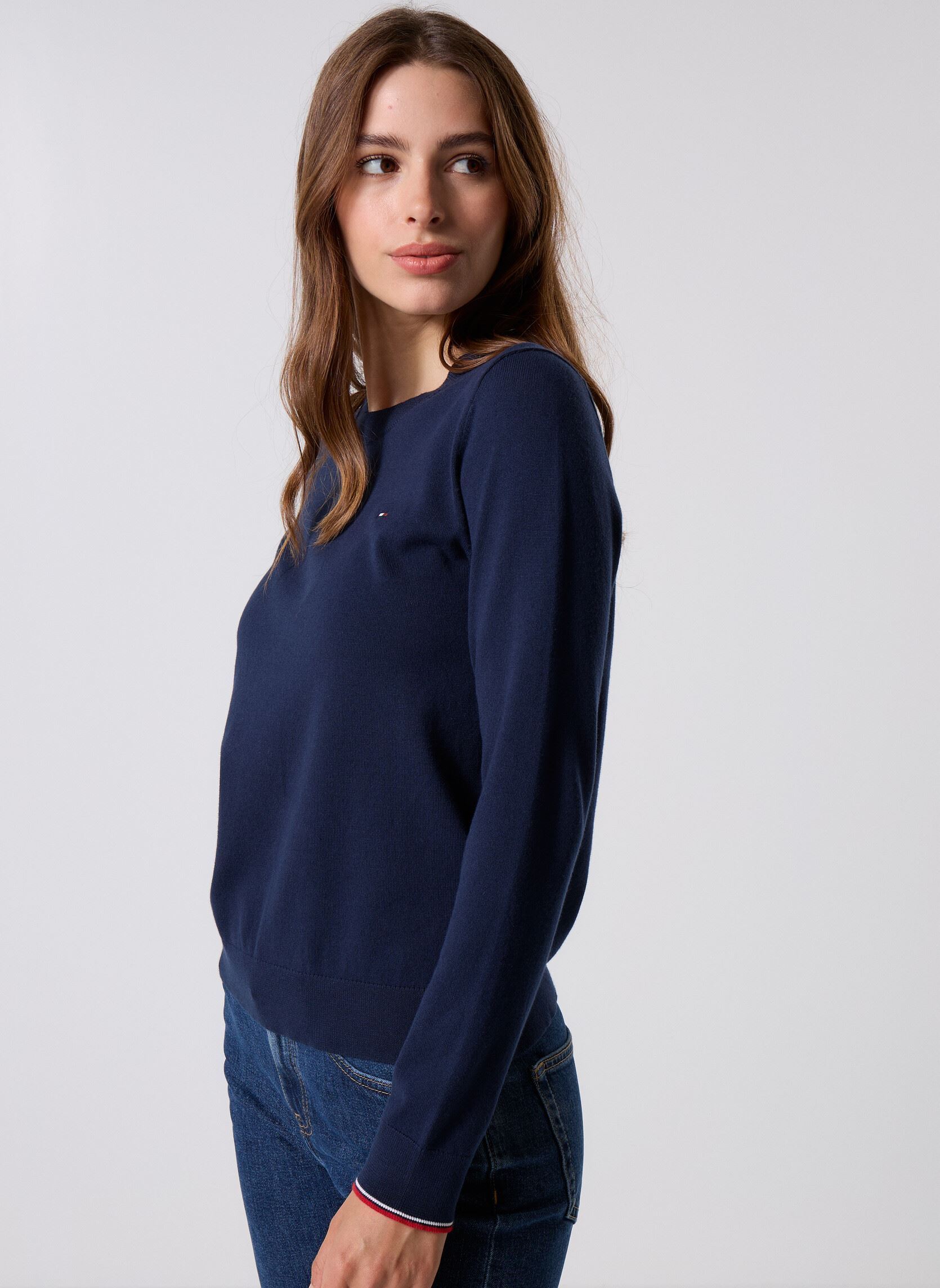 Vêtements Tommy Hilfiger Co Jersey Stitch Ls WW0WW449840YF pour Accessoires