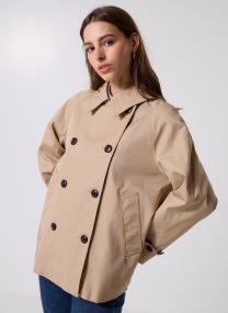 Trenchcoats Cotton Reg Short Tre WW0WW45618AEG dames beige Tommy Hilfiger Trenchcoats Cotton Reg Short Tre WW0WW45618AEG dames beige BEIGE