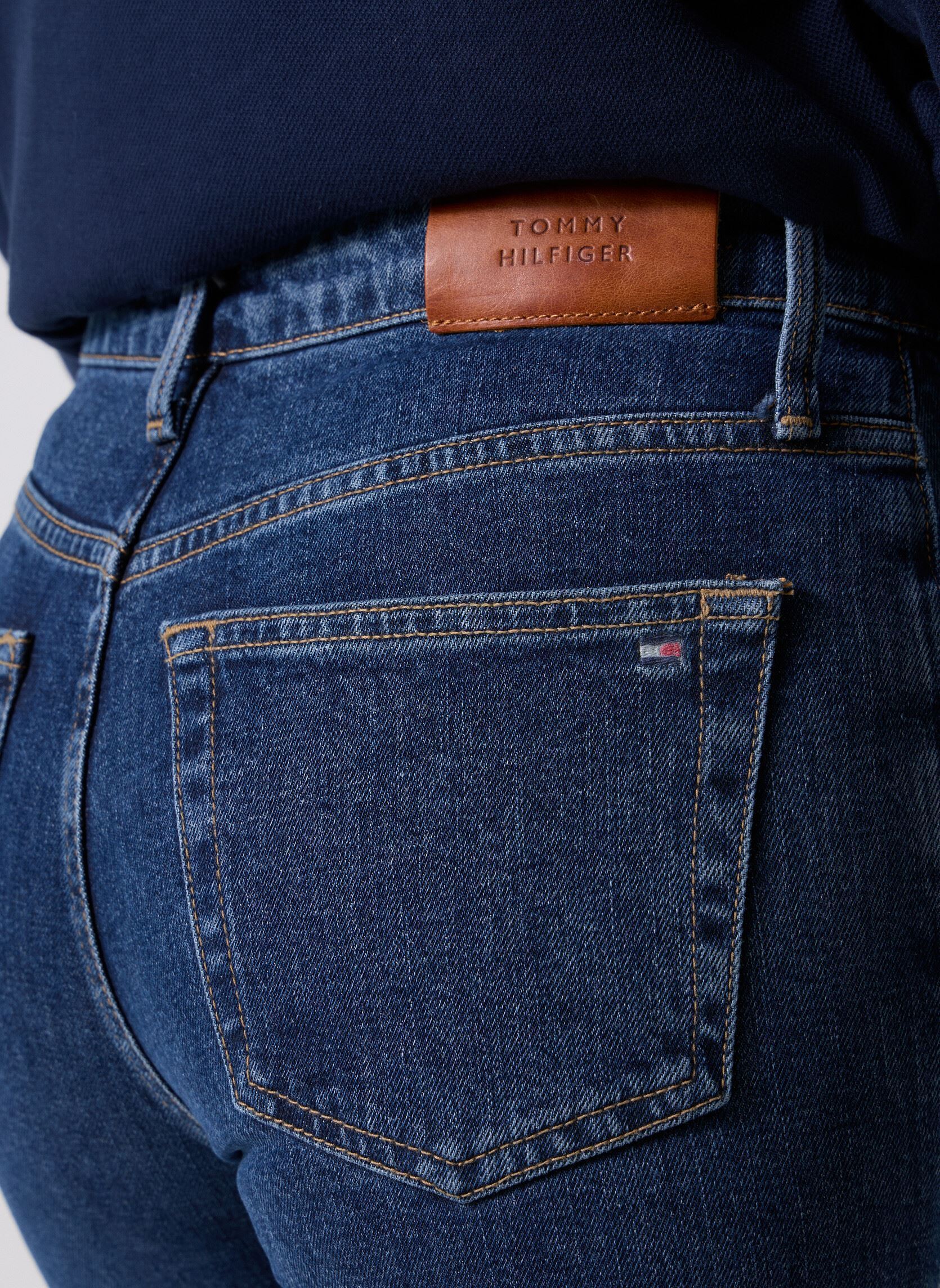 Jeans droit Dnm Dee Classic Stra WW0WW456721BK femme bleu Tommy Hilfiger Jeans droit Dnm Dee Classic Stra WW0WW456721BK femme bleu DEE