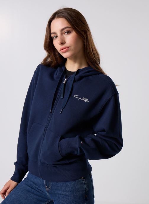 Vêtements Script Reg Pique Zip WW0WW45742C1G pour Accessoires - Tommy Hilfiger - Modalova